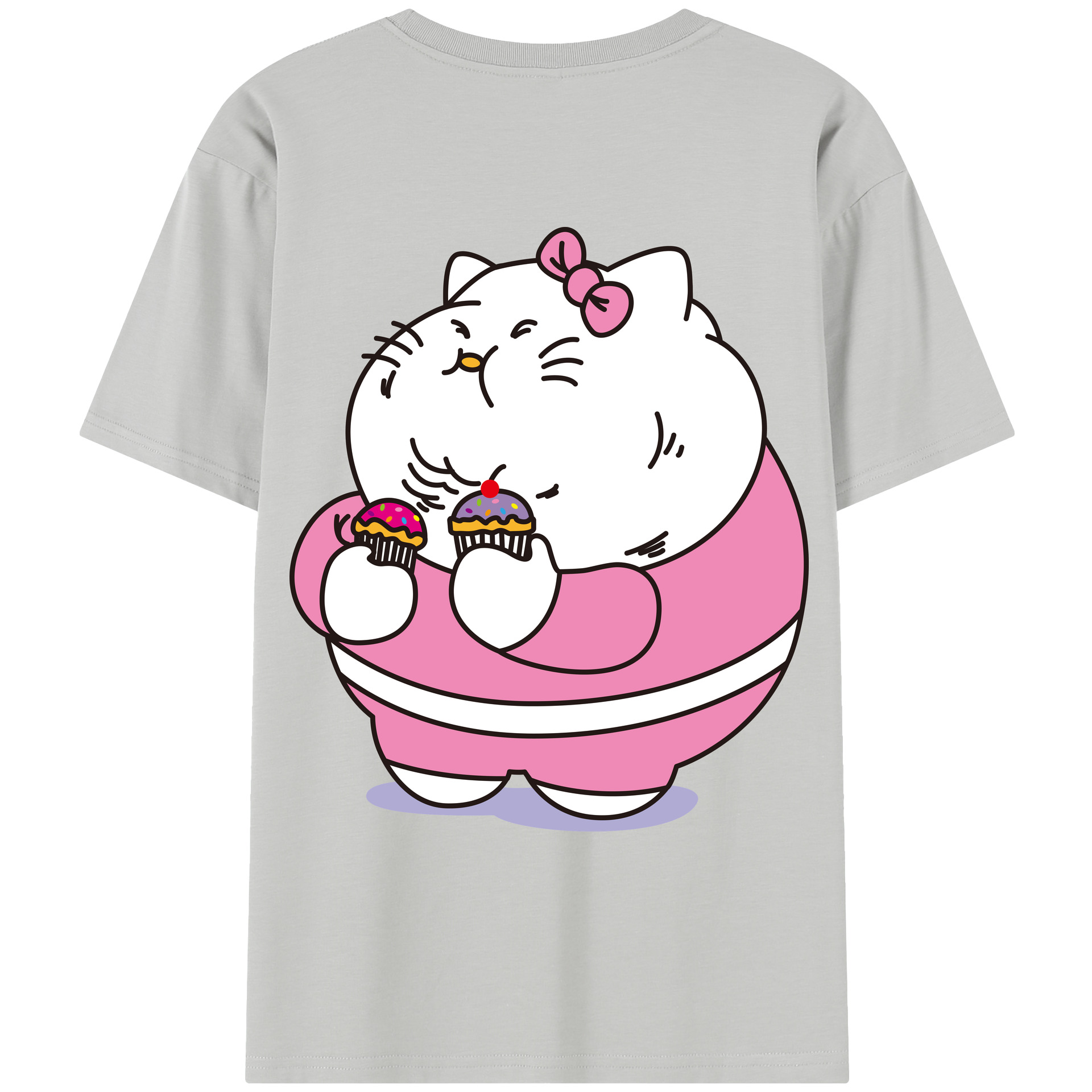 （画像用） Hello Kitty ハローキティ レディース半袖Tシャツ(バックプリント)