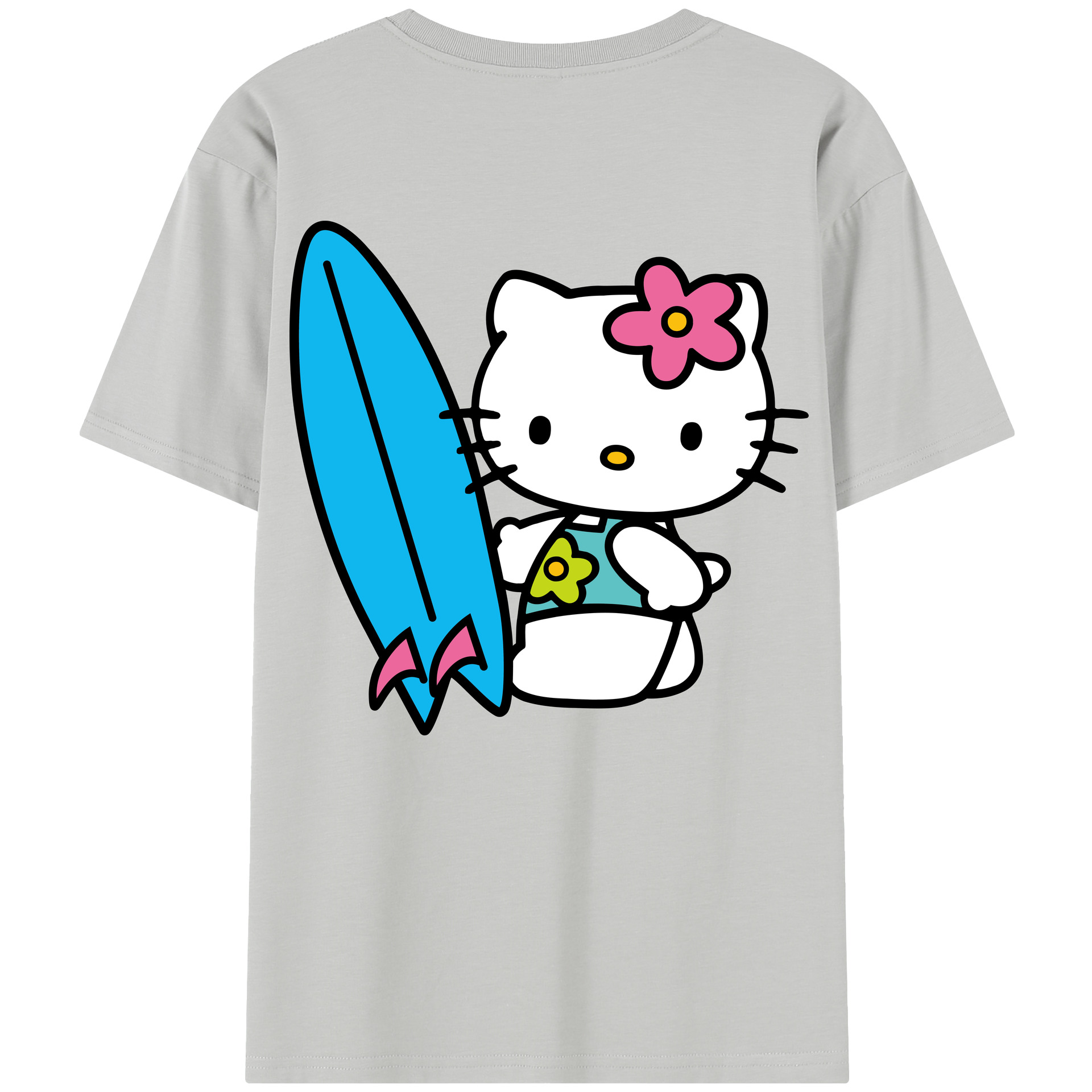 （画像用） Hello Kitty ハローキティ レディース半袖Tシャツ(バックプリント)