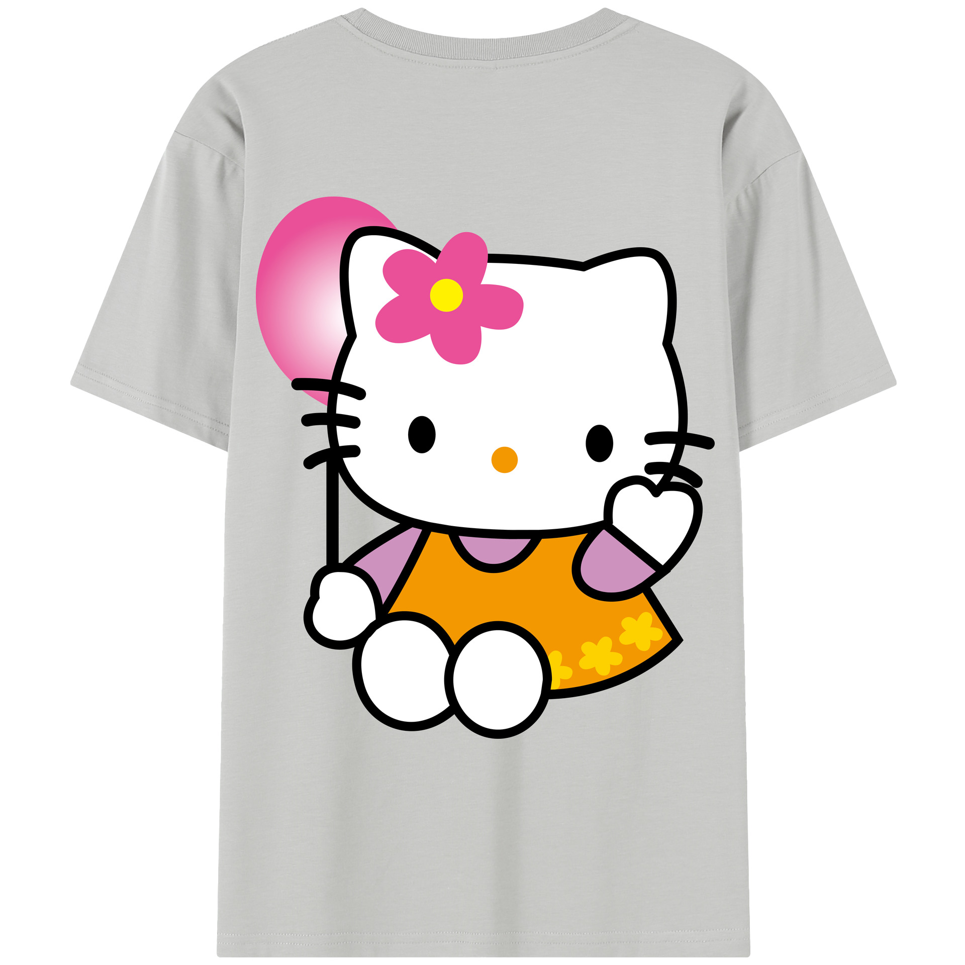 （画像用） Hello Kitty ハローキティ レディース半袖Tシャツ(バックプリント)