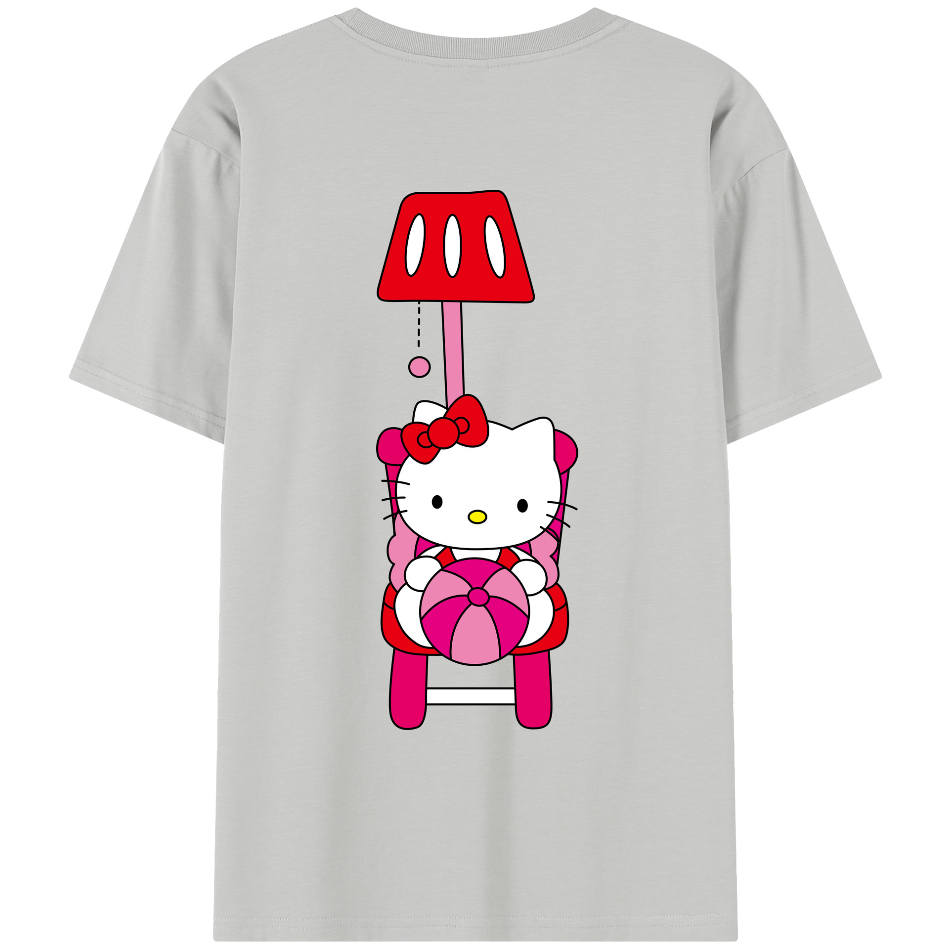（画像用） Hello Kitty ハローキティ レディース半袖Tシャツ(バックプリント)