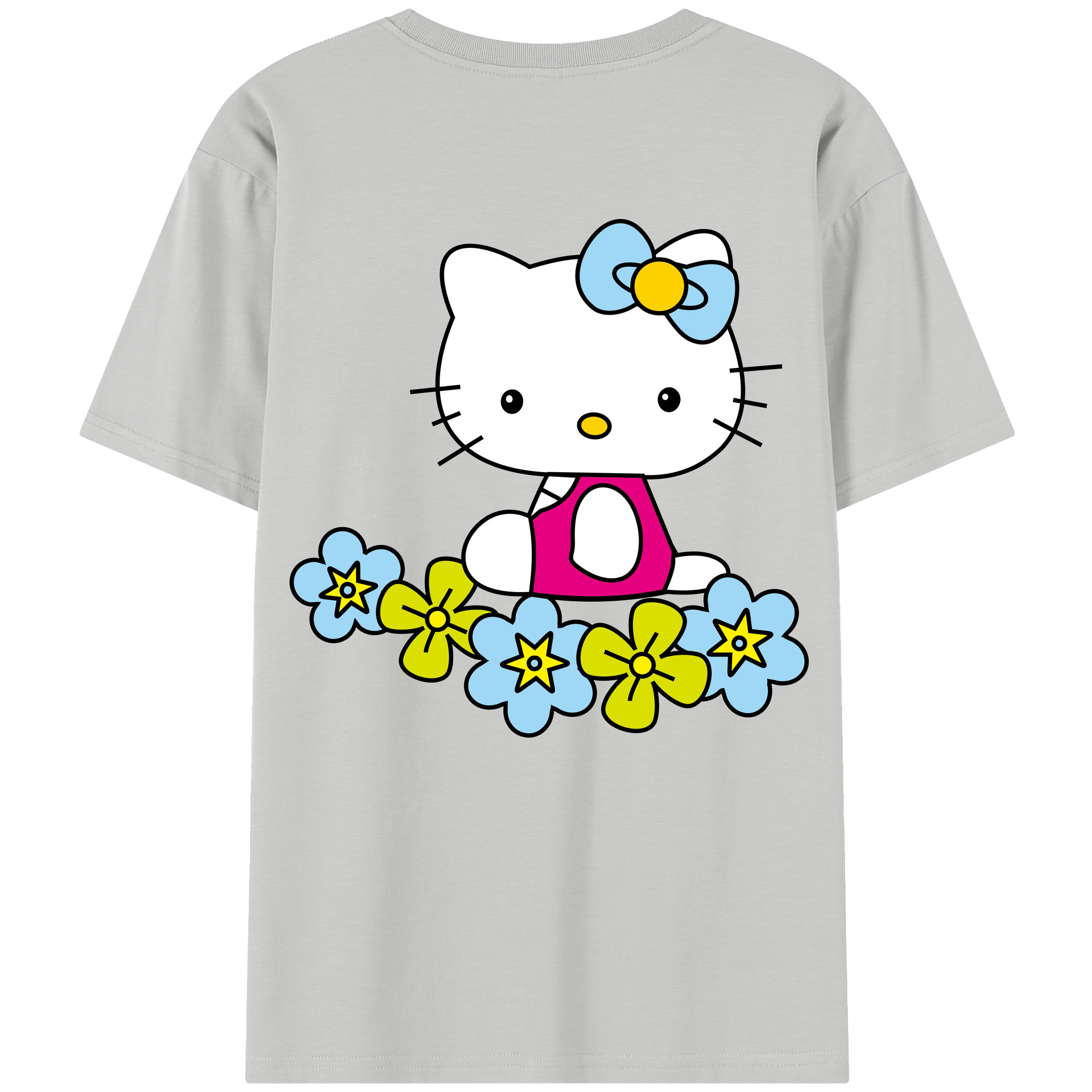（画像用） Hello Kitty ハローキティ レディース半袖Tシャツ(バックプリント)