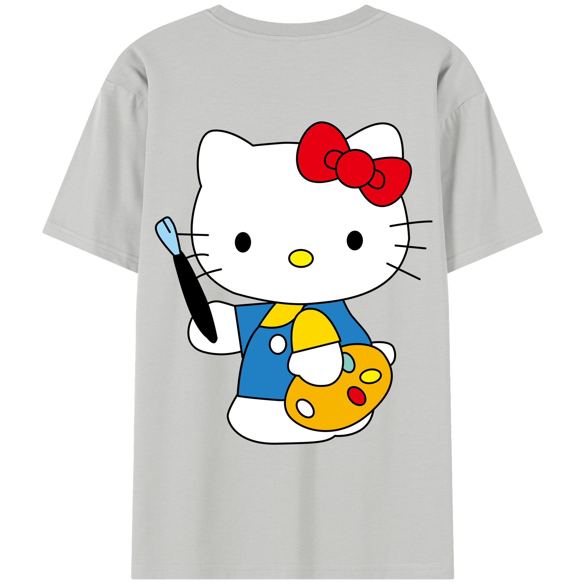 （画像用） Hello Kitty ハローキティ レディース半袖Tシャツ(バックプリント)