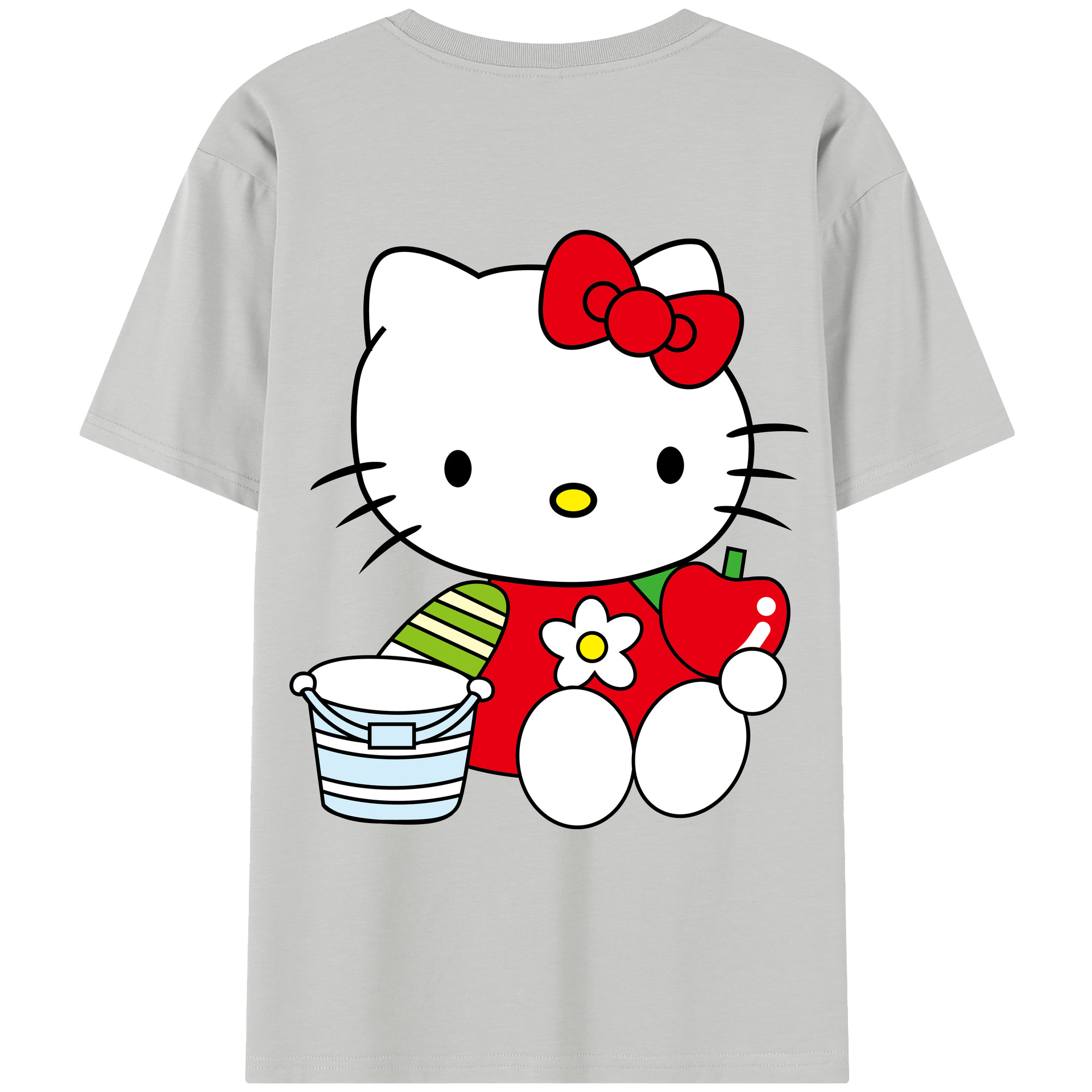 （画像用） Hello Kitty ハローキティ レディース半袖Tシャツ(バックプリント)