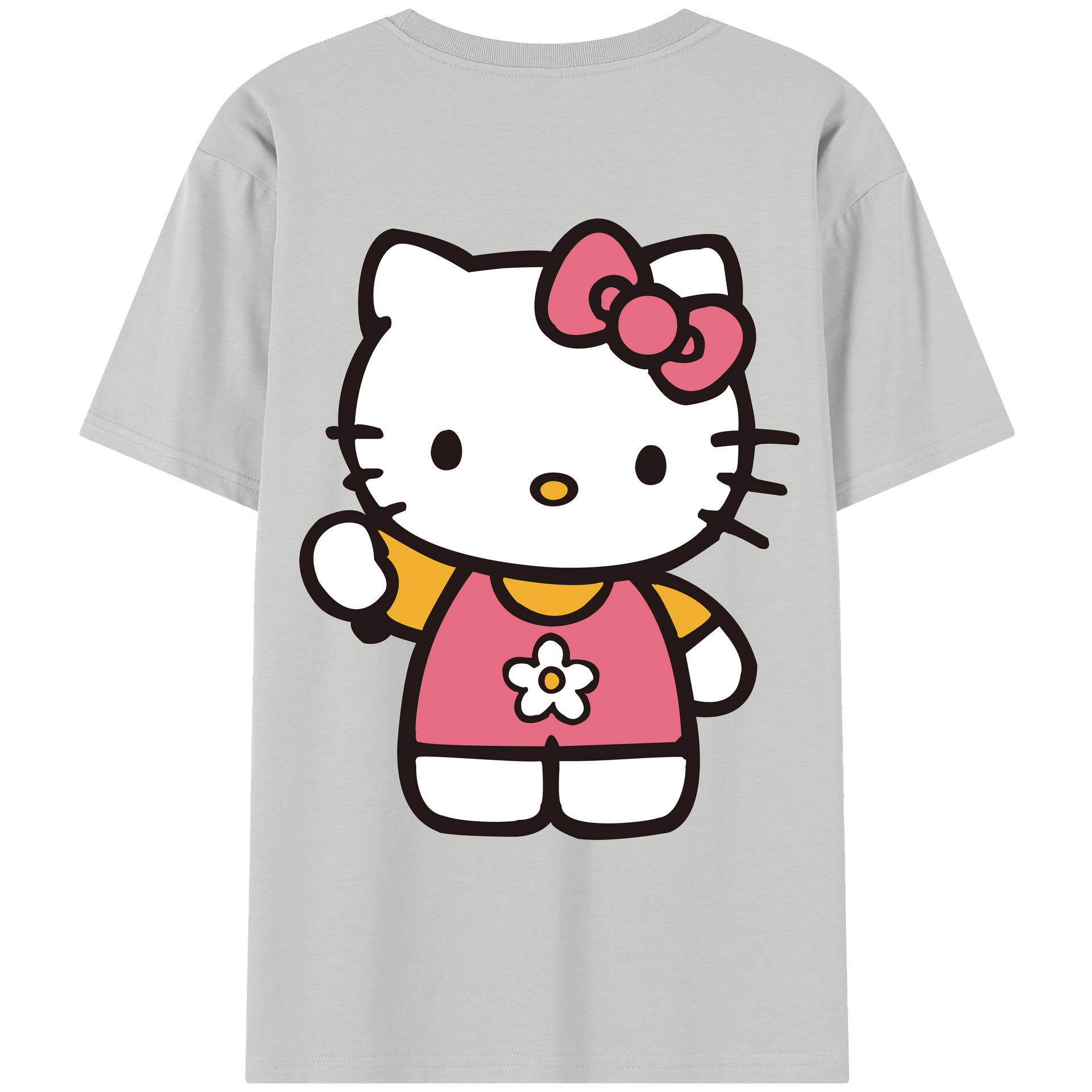 （画像用） Hello Kitty ハローキティ レディース半袖Tシャツ(バックプリント)