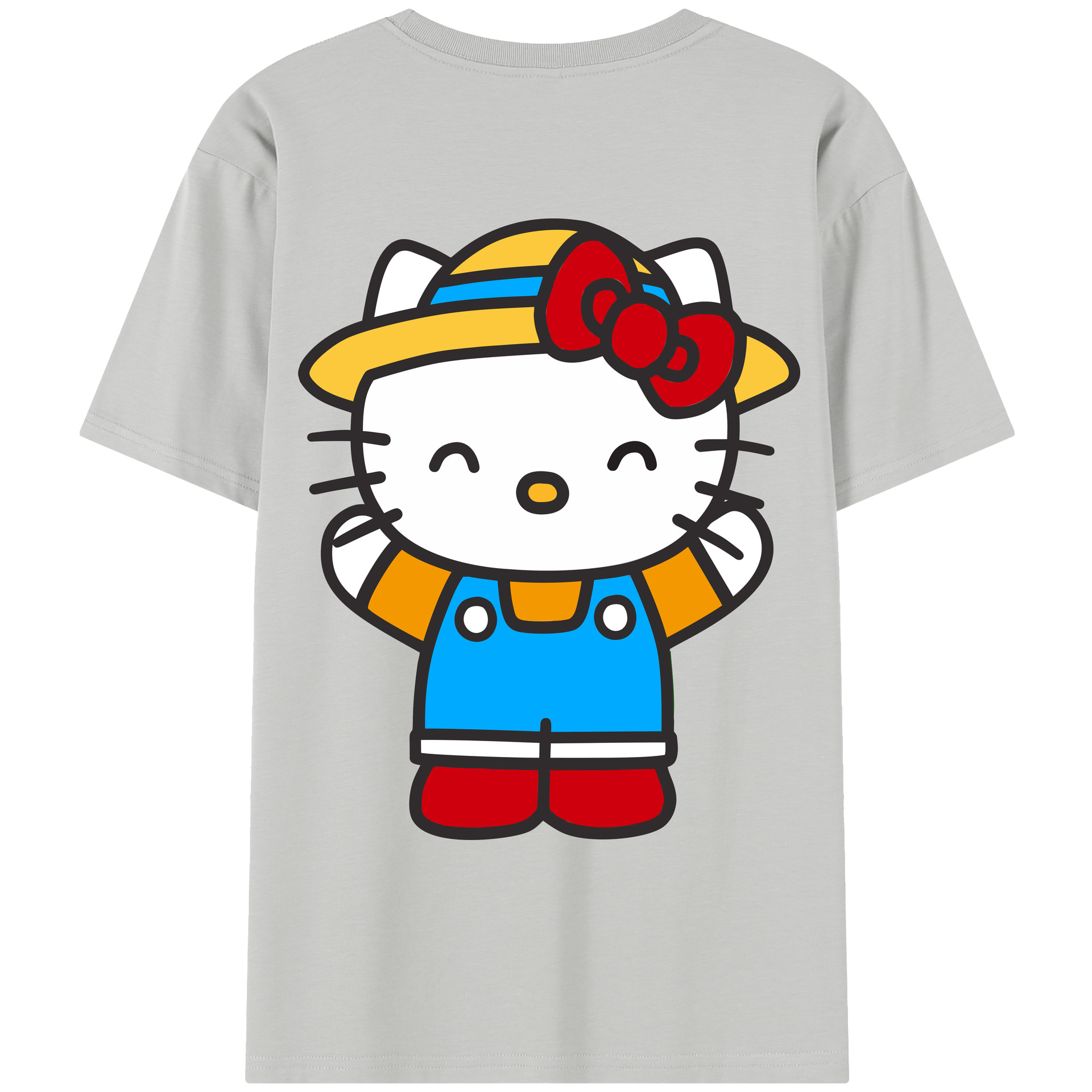 （画像用） Hello Kitty ハローキティ レディース半袖Tシャツ(バックプリント)