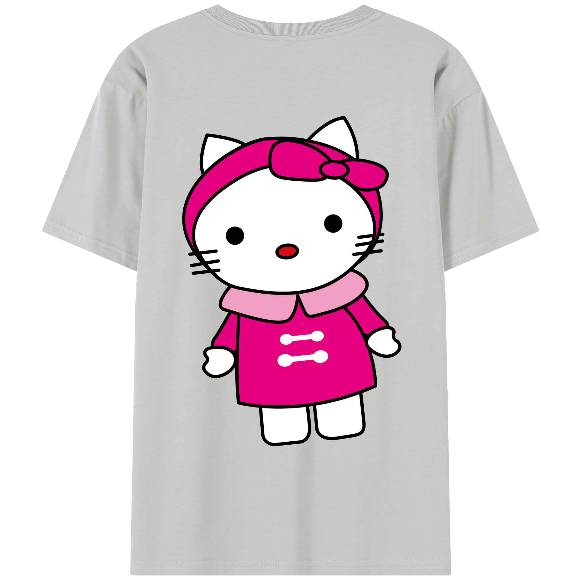 （画像用） Hello Kitty ハローキティ レディース半袖Tシャツ(バックプリント)