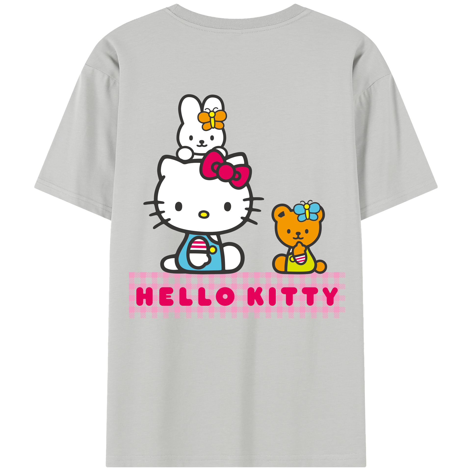 （画像用） Hello Kitty ハローキティ レディース半袖Tシャツ(バックプリント)