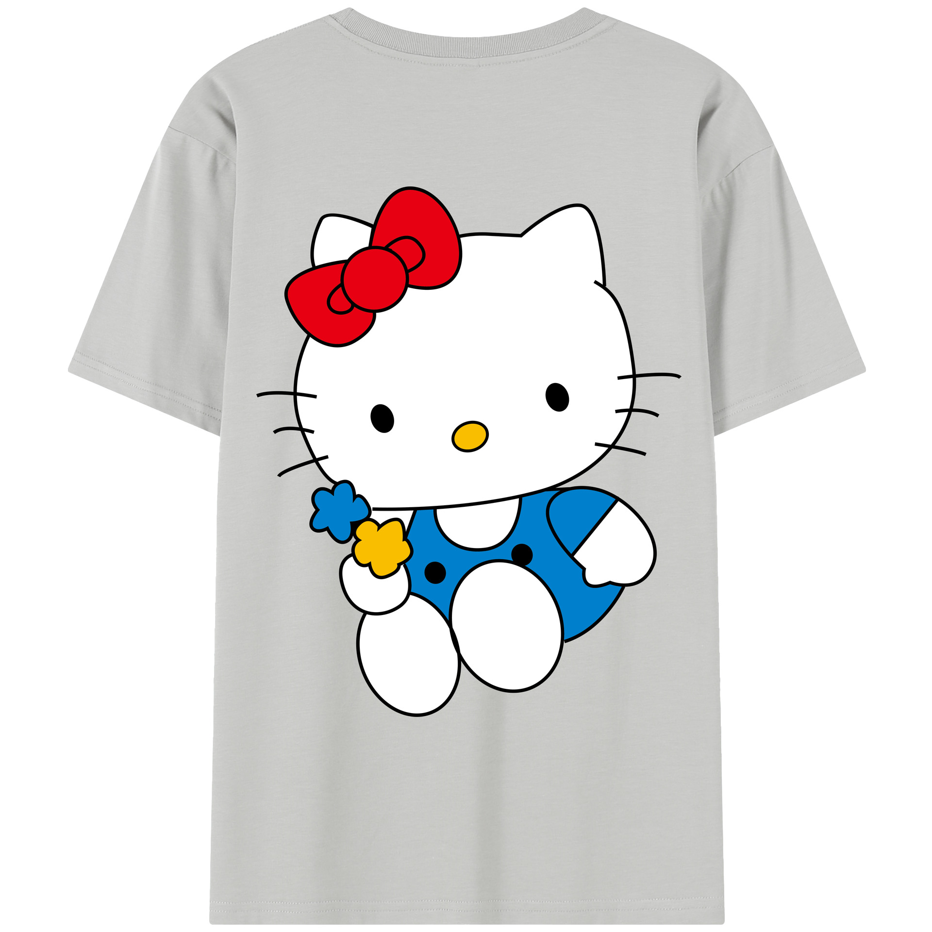 （画像用） Hello Kitty ハローキティ レディース半袖Tシャツ(バックプリント)