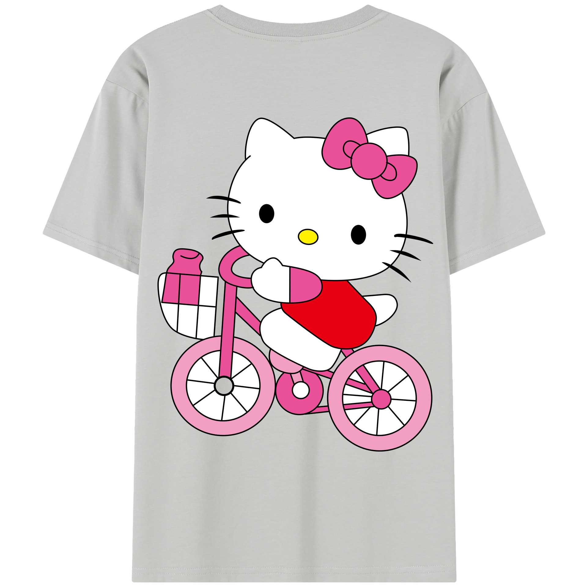 （画像用） Hello Kitty ハローキティ レディース半袖Tシャツ(バックプリント)