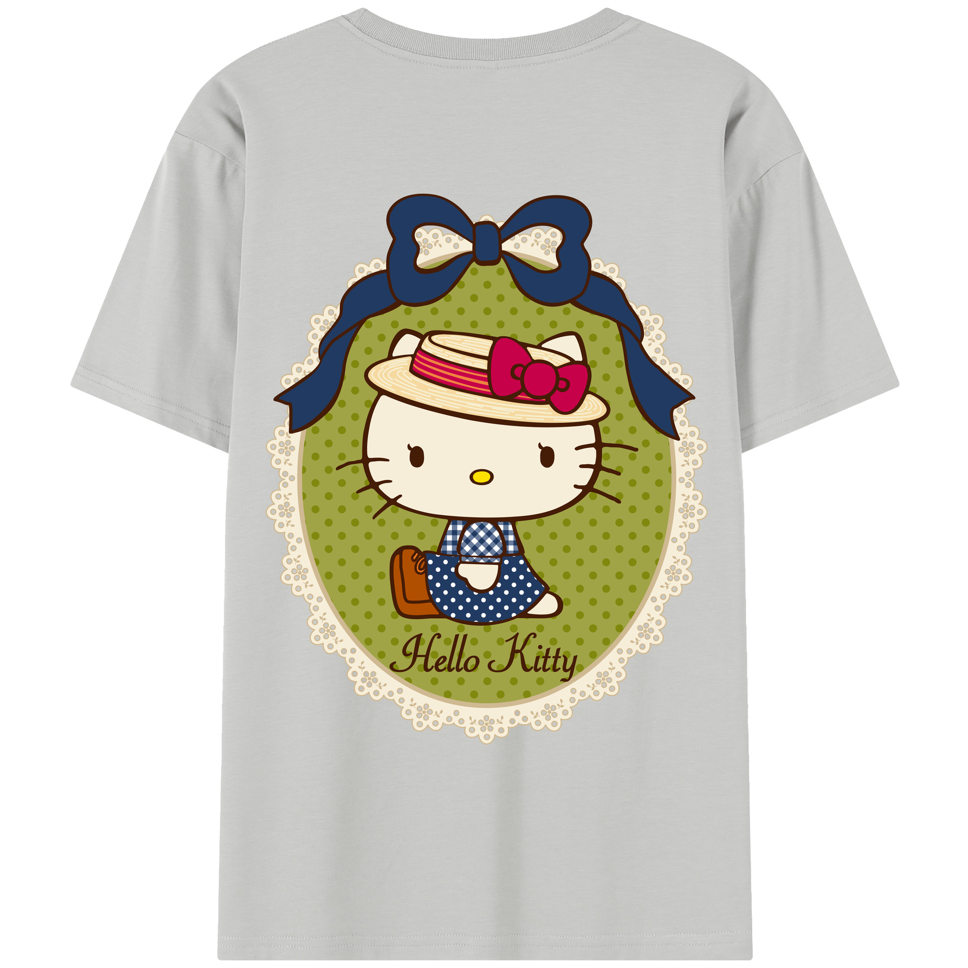 （画像用） Hello Kitty ハローキティ レディース半袖Tシャツ(バックプリント)