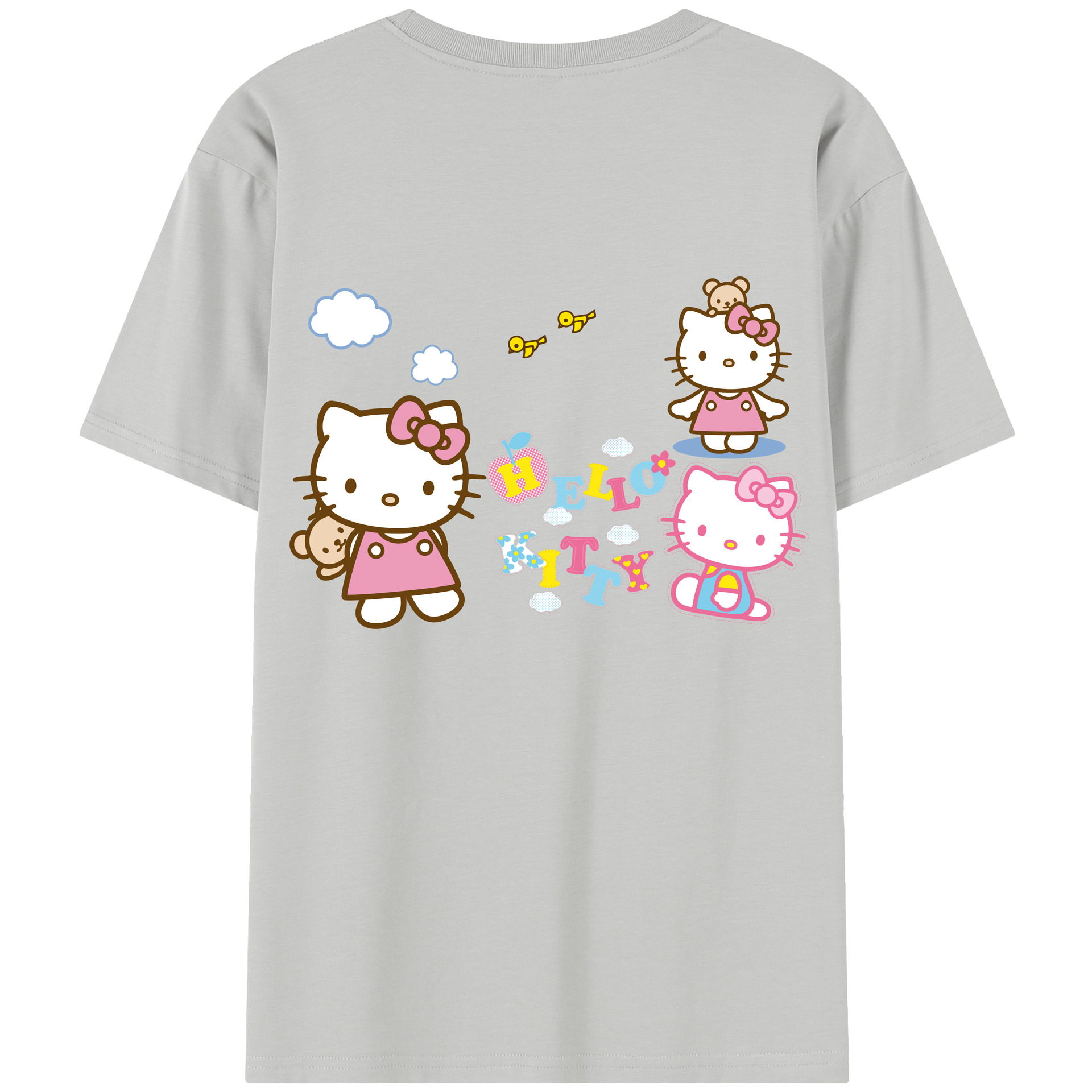 （画像用） Hello Kitty ハローキティ レディース半袖Tシャツ(バックプリント)