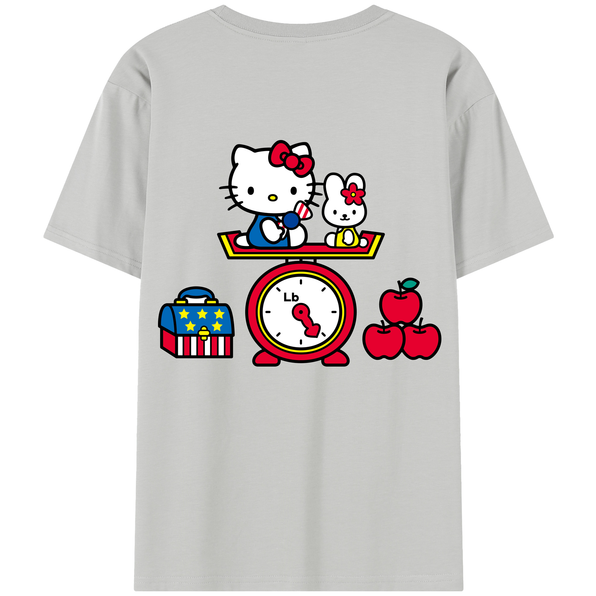 （画像用） Hello Kitty ハローキティ レディース半袖Tシャツ(バックプリント)