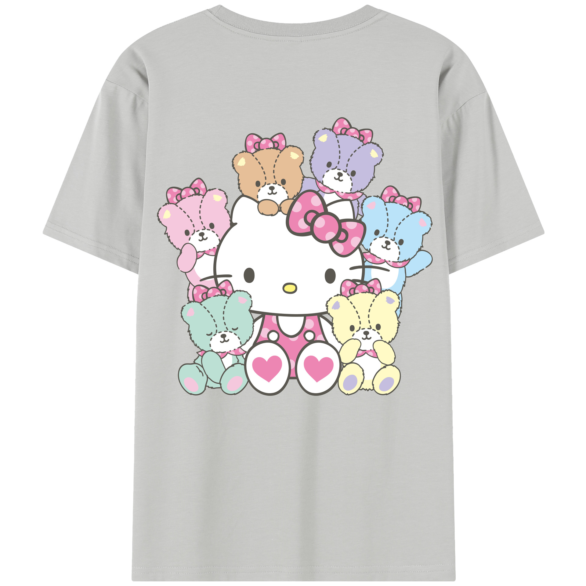 （画像用） Hello Kitty ハローキティ レディース半袖Tシャツ(バックプリント)