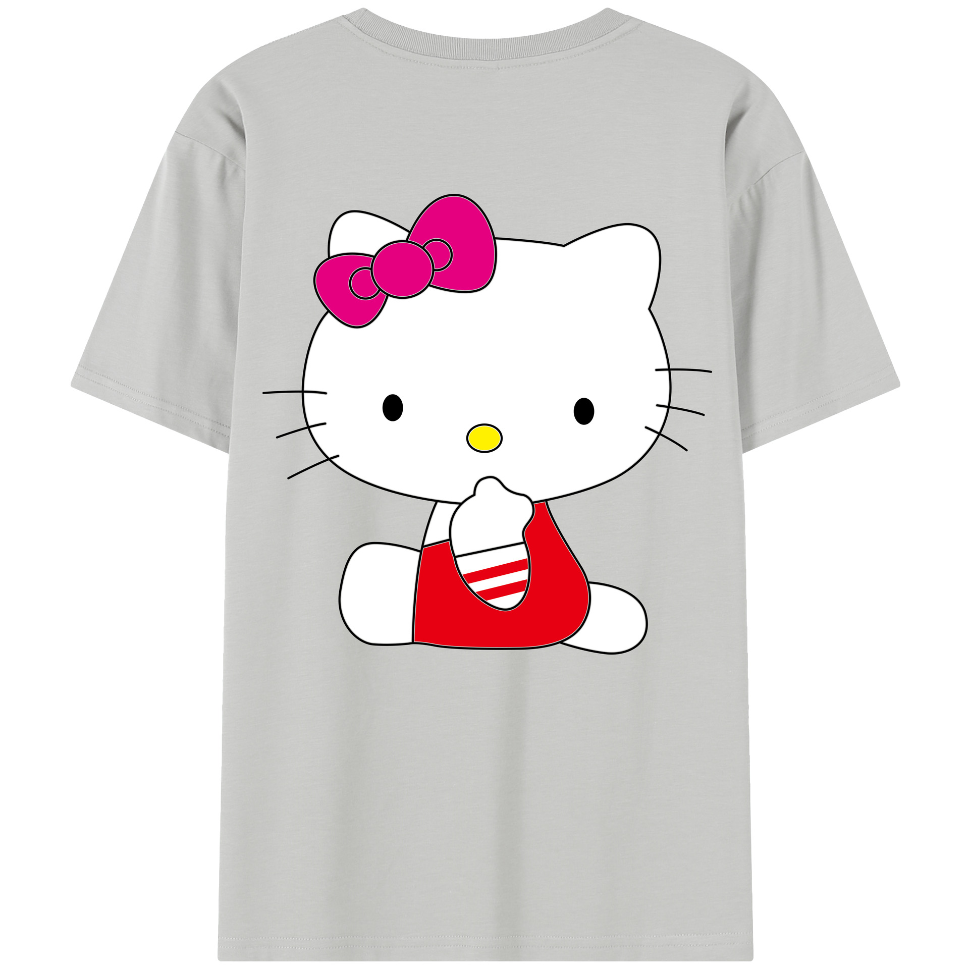 （画像用） Hello Kitty ハローキティ レディース半袖Tシャツ(バックプリント)