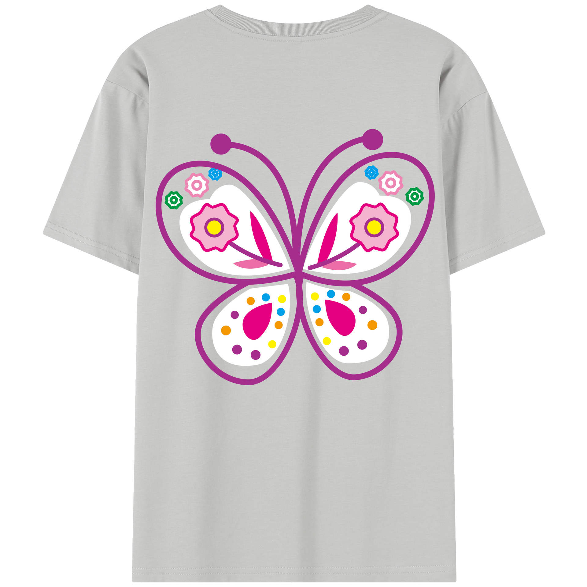 （画像用） Hello Kitty ハローキティ レディース半袖Tシャツ(バックプリント)