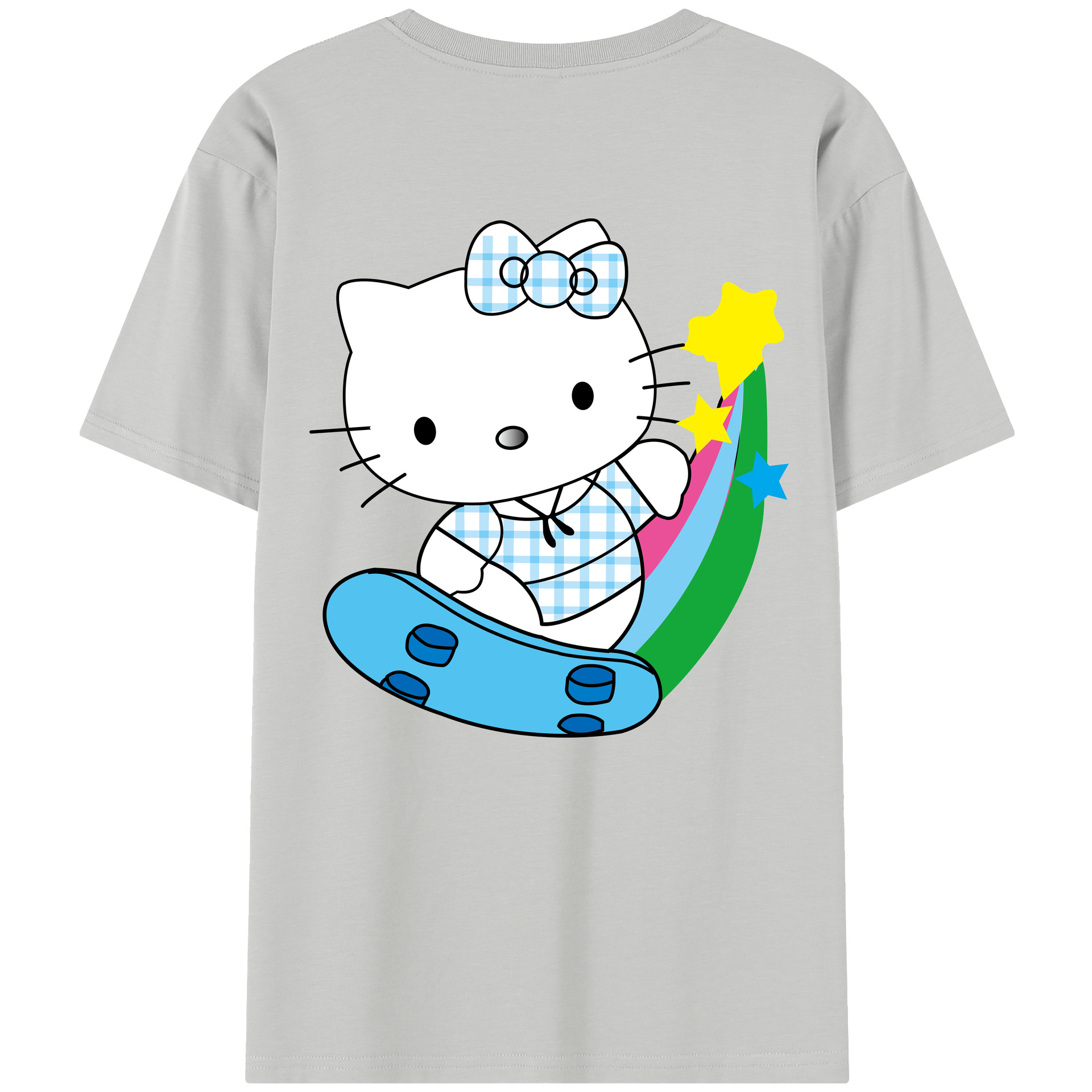 （画像用） Hello Kitty ハローキティ レディース半袖Tシャツ(バックプリント)