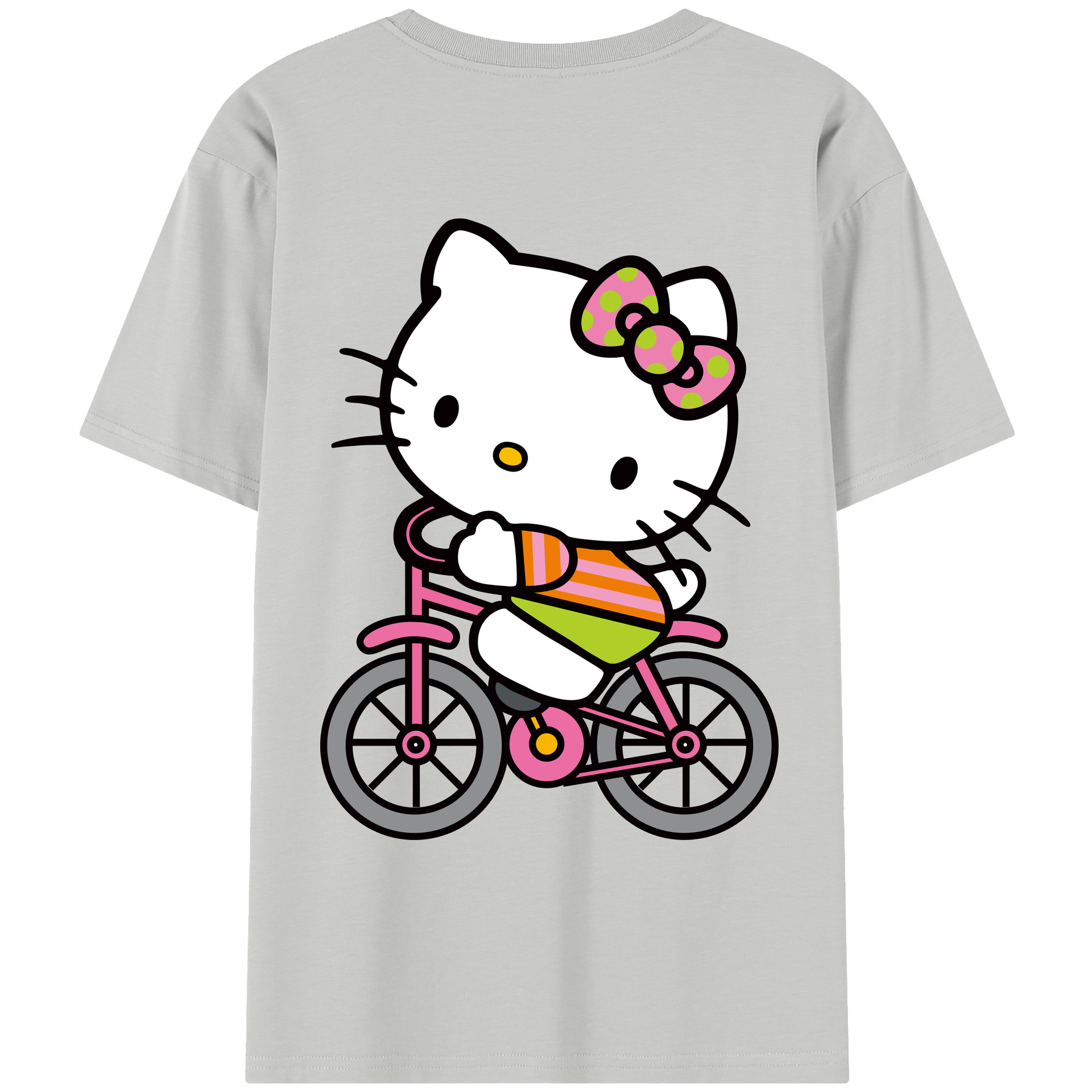 （画像用） Hello Kitty ハローキティ レディース半袖Tシャツ(バックプリント)