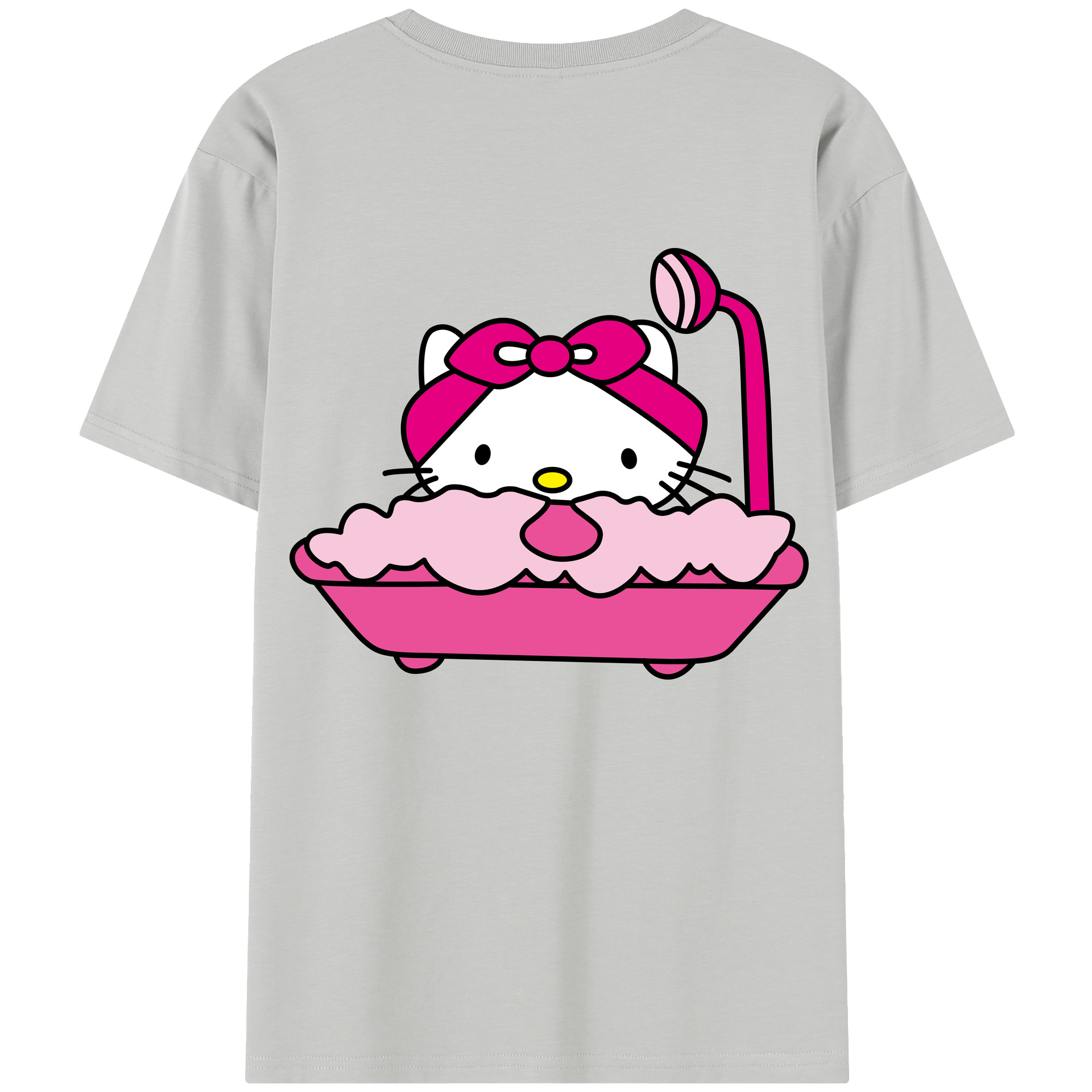 （画像用） Hello Kitty ハローキティ レディース半袖Tシャツ(バックプリント)