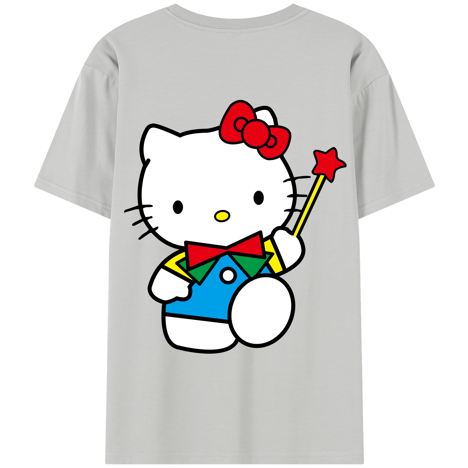 （画像用） Hello Kitty ハローキティ レディース半袖Tシャツ(バックプリント)