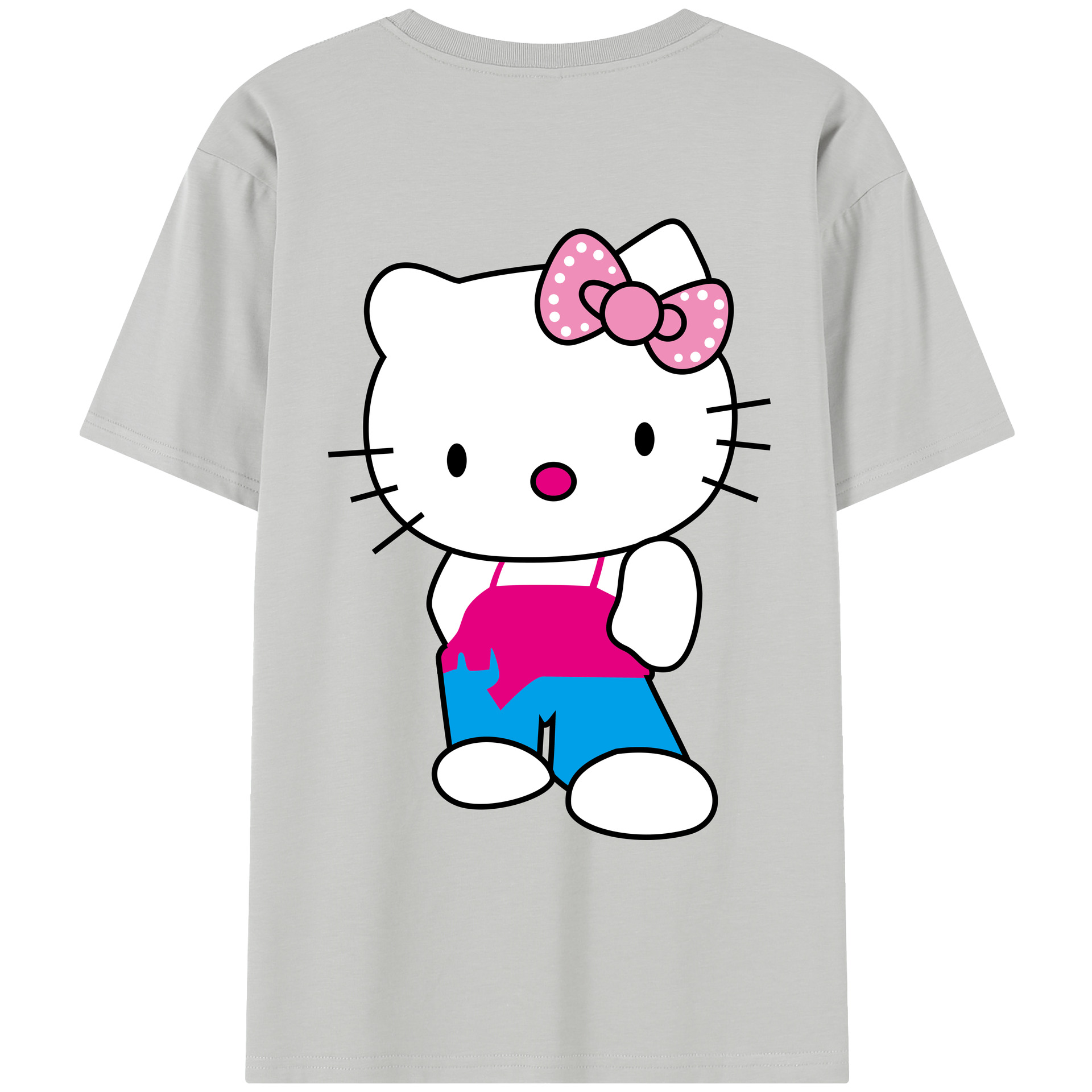 （画像用） Hello Kitty ハローキティ レディース半袖Tシャツ(バックプリント)