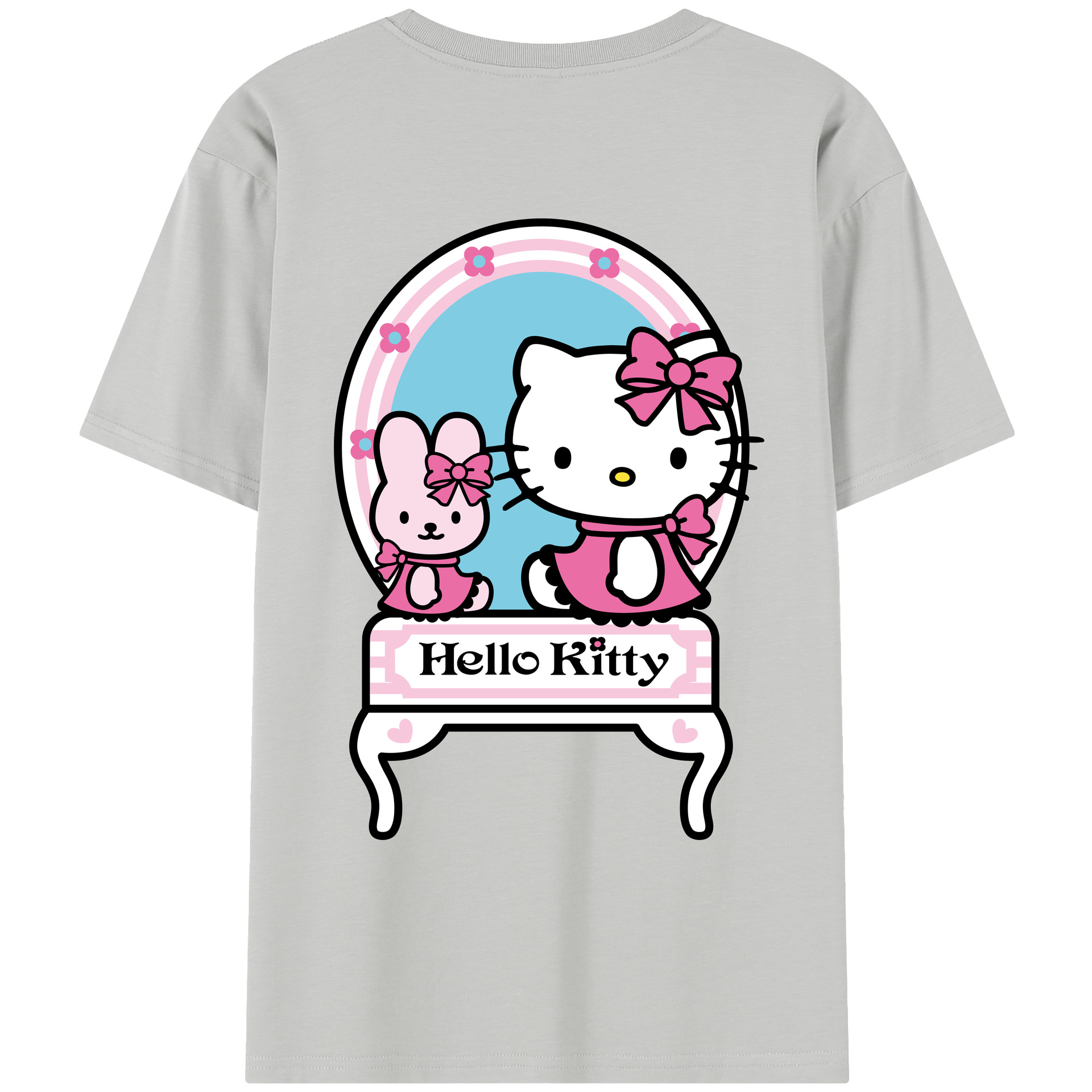 （画像用） Hello Kitty ハローキティ レディース半袖Tシャツ(バックプリント)