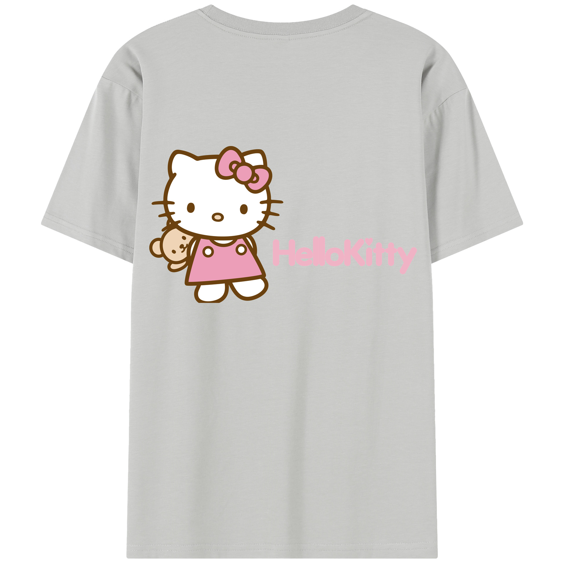 （画像用） Hello Kitty ハローキティ レディース半袖Tシャツ(バックプリント)