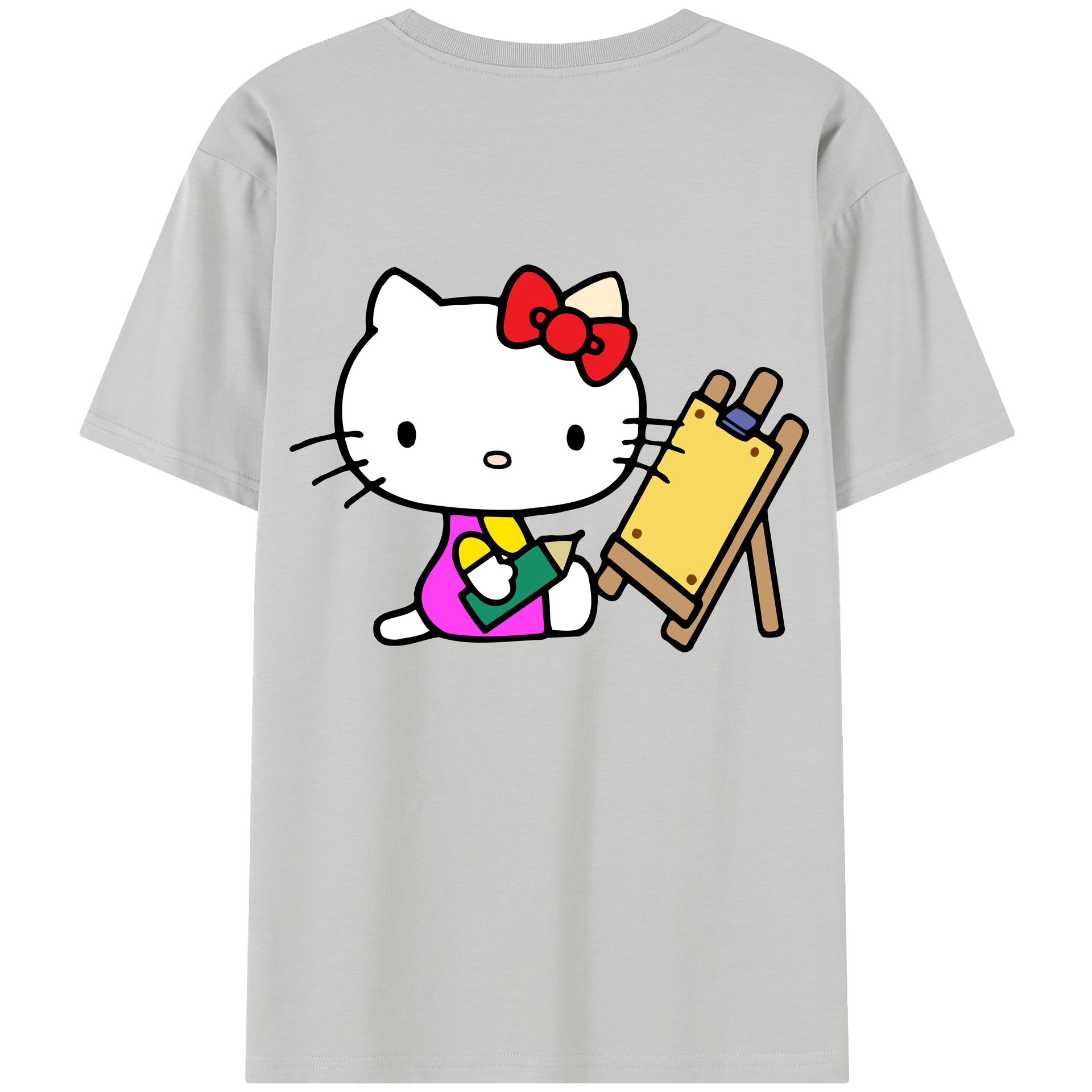 （画像用） Hello Kitty ハローキティ レディース半袖Tシャツ(バックプリント)