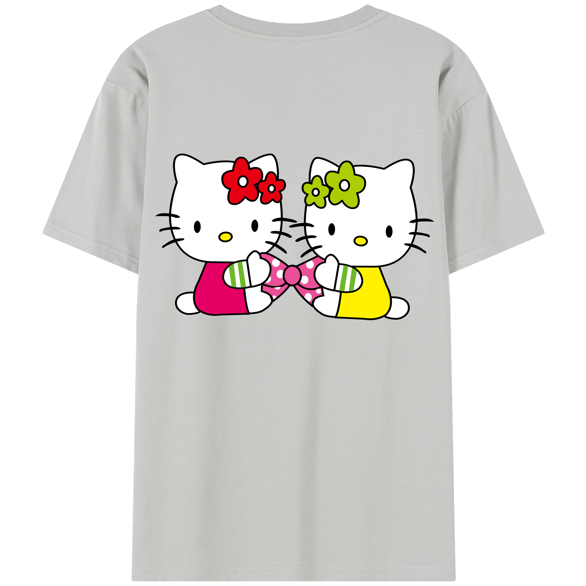 （画像用） Hello Kitty ハローキティ レディース半袖Tシャツ(バックプリント)