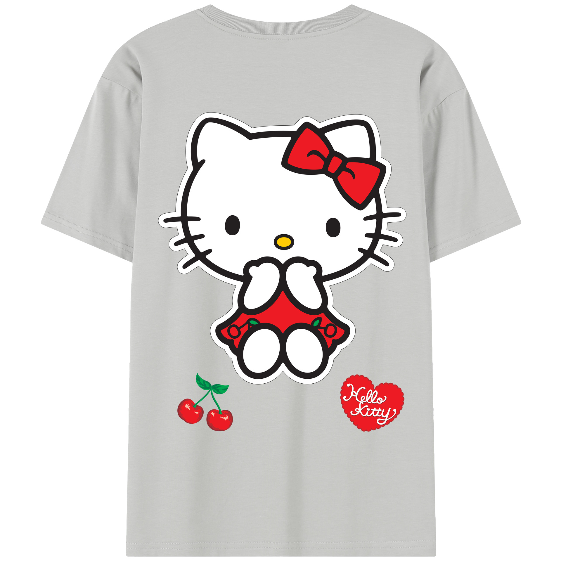 （画像用） Hello Kitty ハローキティ レディース半袖Tシャツ(バックプリント)