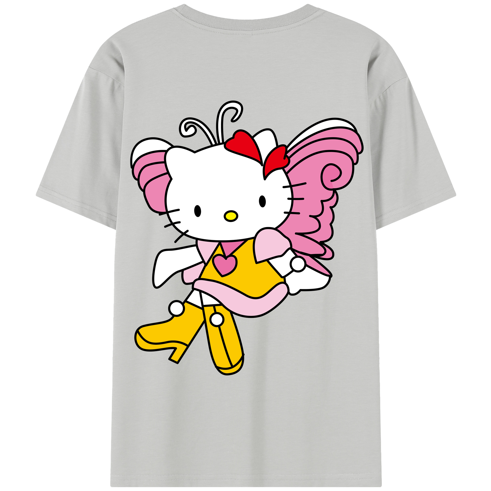 （画像用） Hello Kitty ハローキティ レディース半袖Tシャツ(バックプリント)
