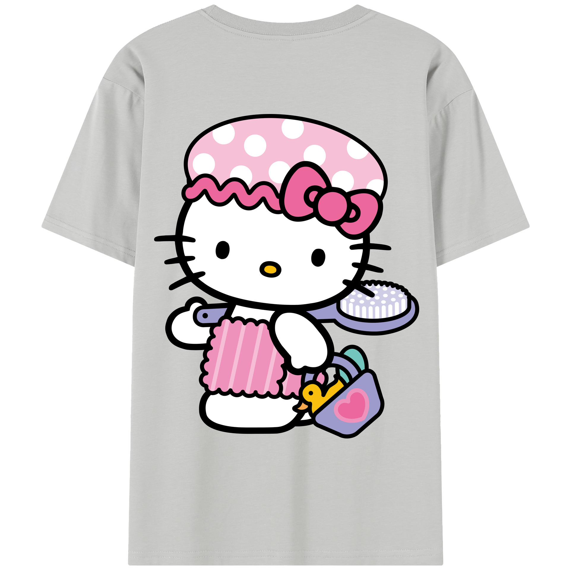 （画像用） Hello Kitty ハローキティ レディース半袖Tシャツ(バックプリント)