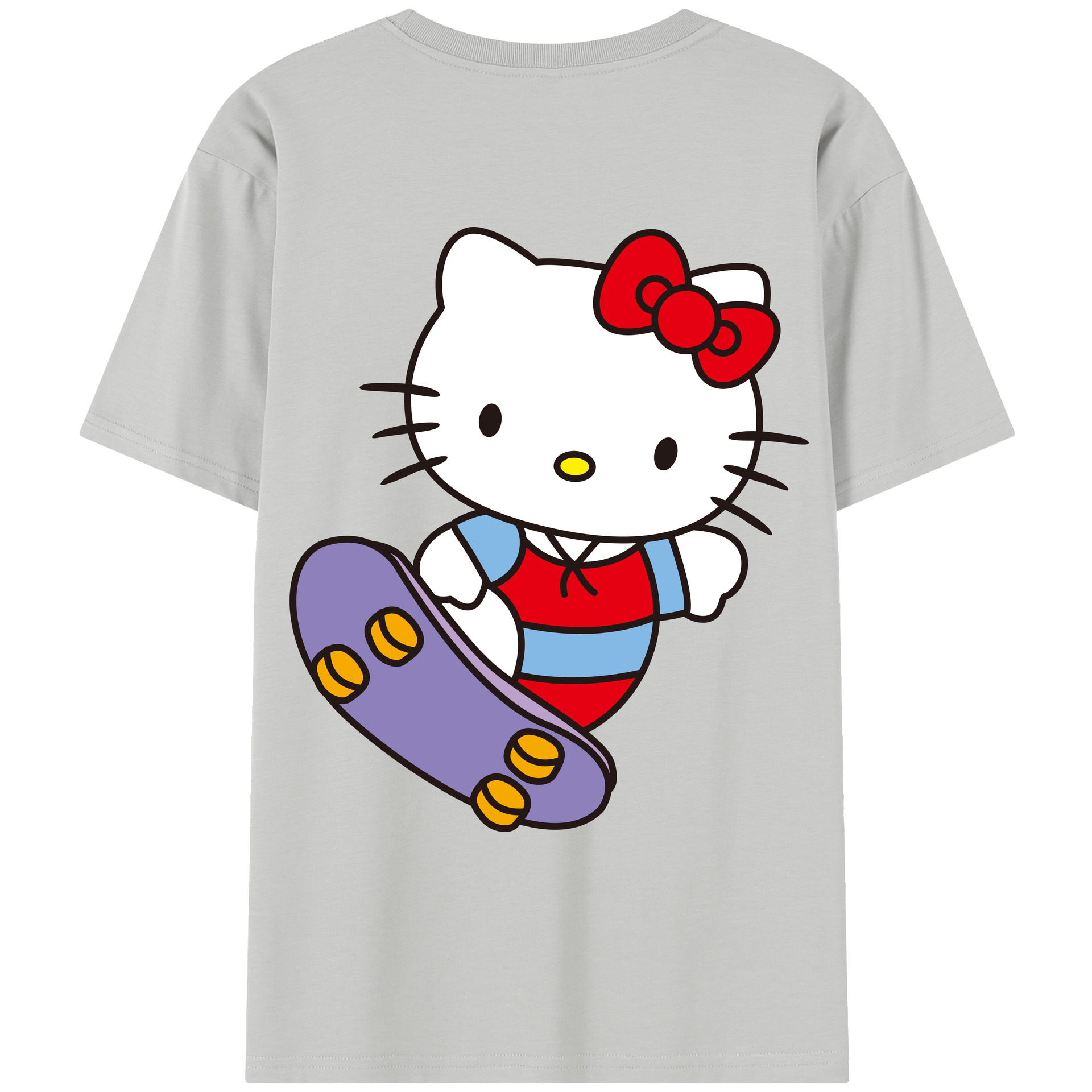 （画像用） Hello Kitty ハローキティ レディース半袖Tシャツ(バックプリント)