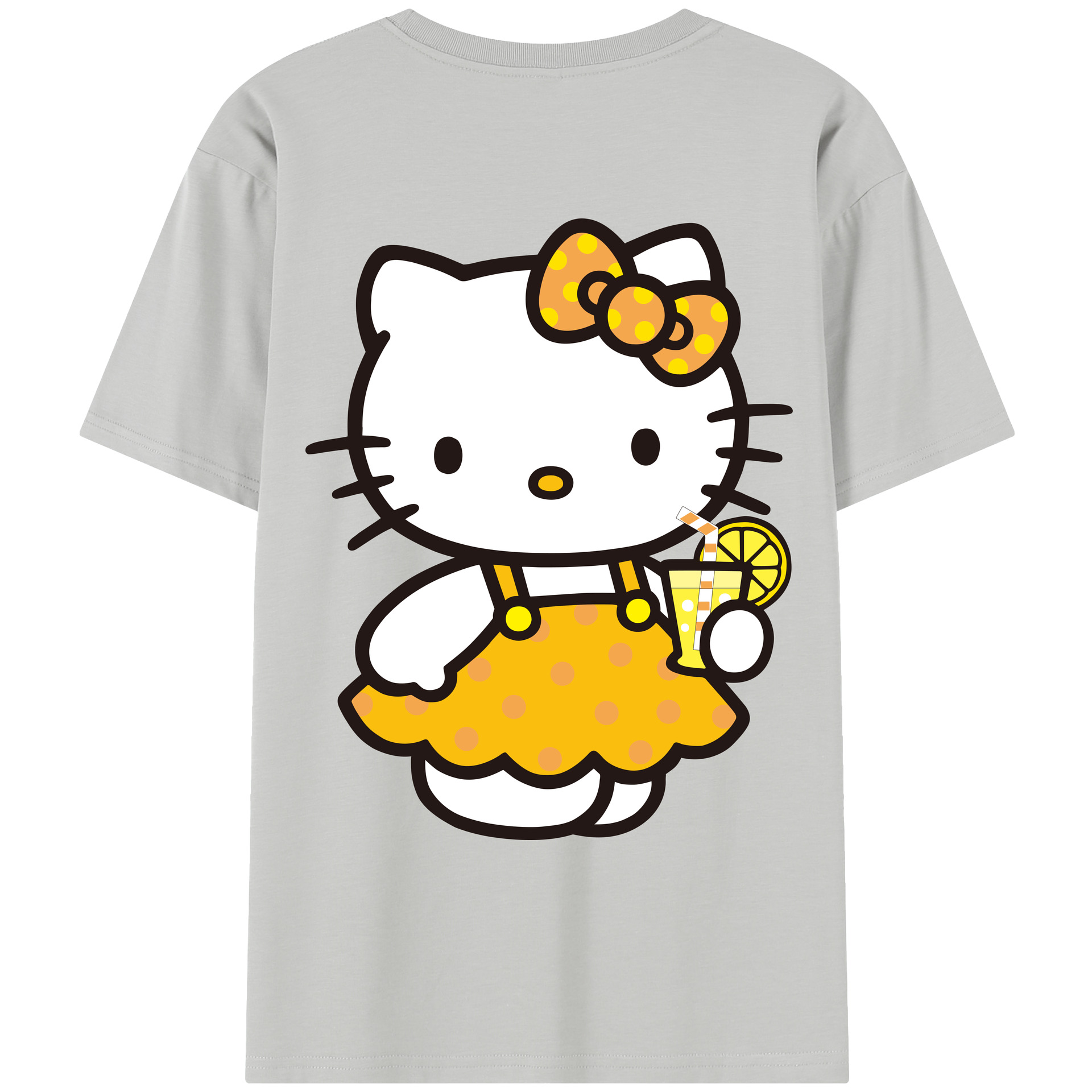 （画像用） Hello Kitty ハローキティ レディース半袖Tシャツ(バックプリント)
