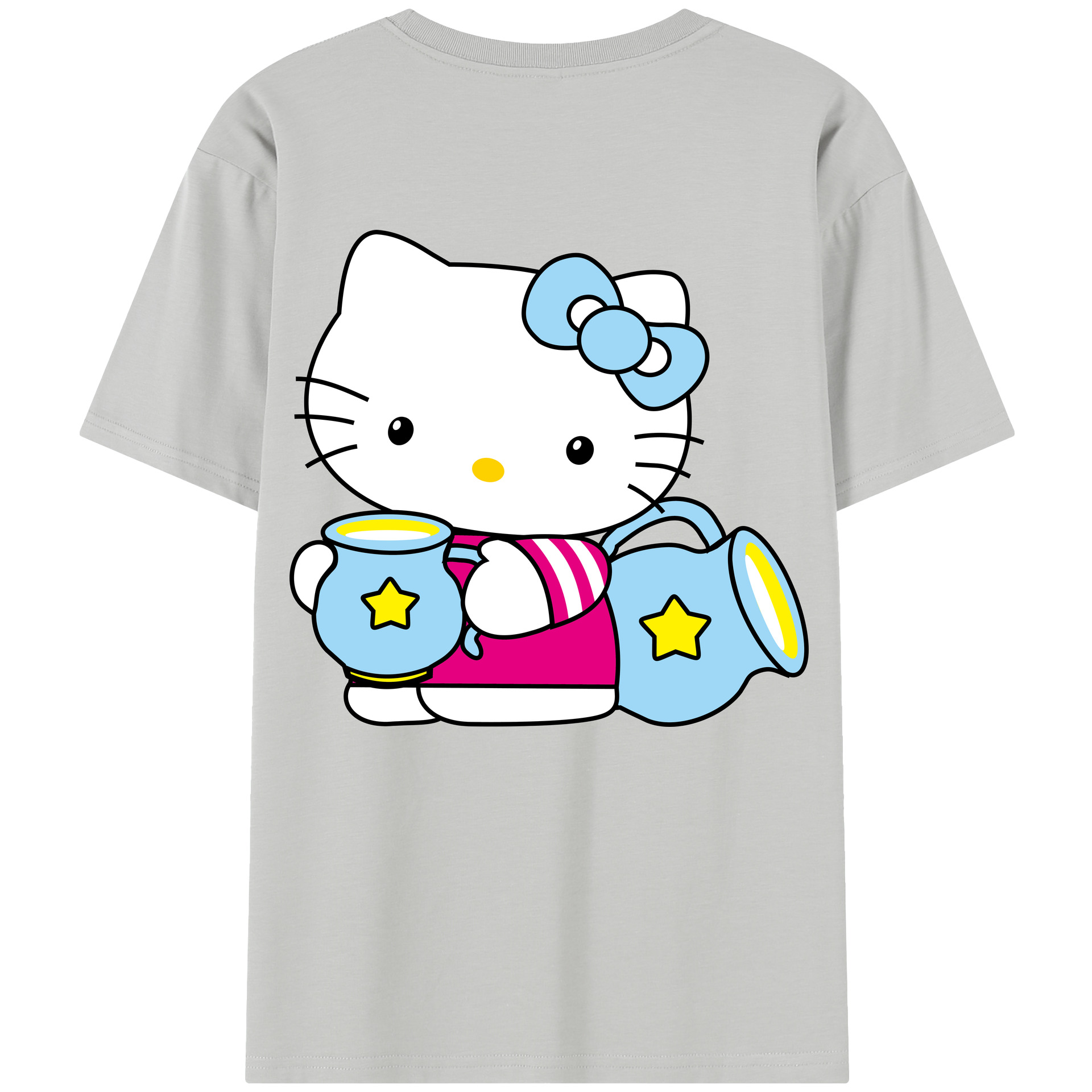 （画像用） Hello Kitty ハローキティ レディース半袖Tシャツ(バックプリント)
