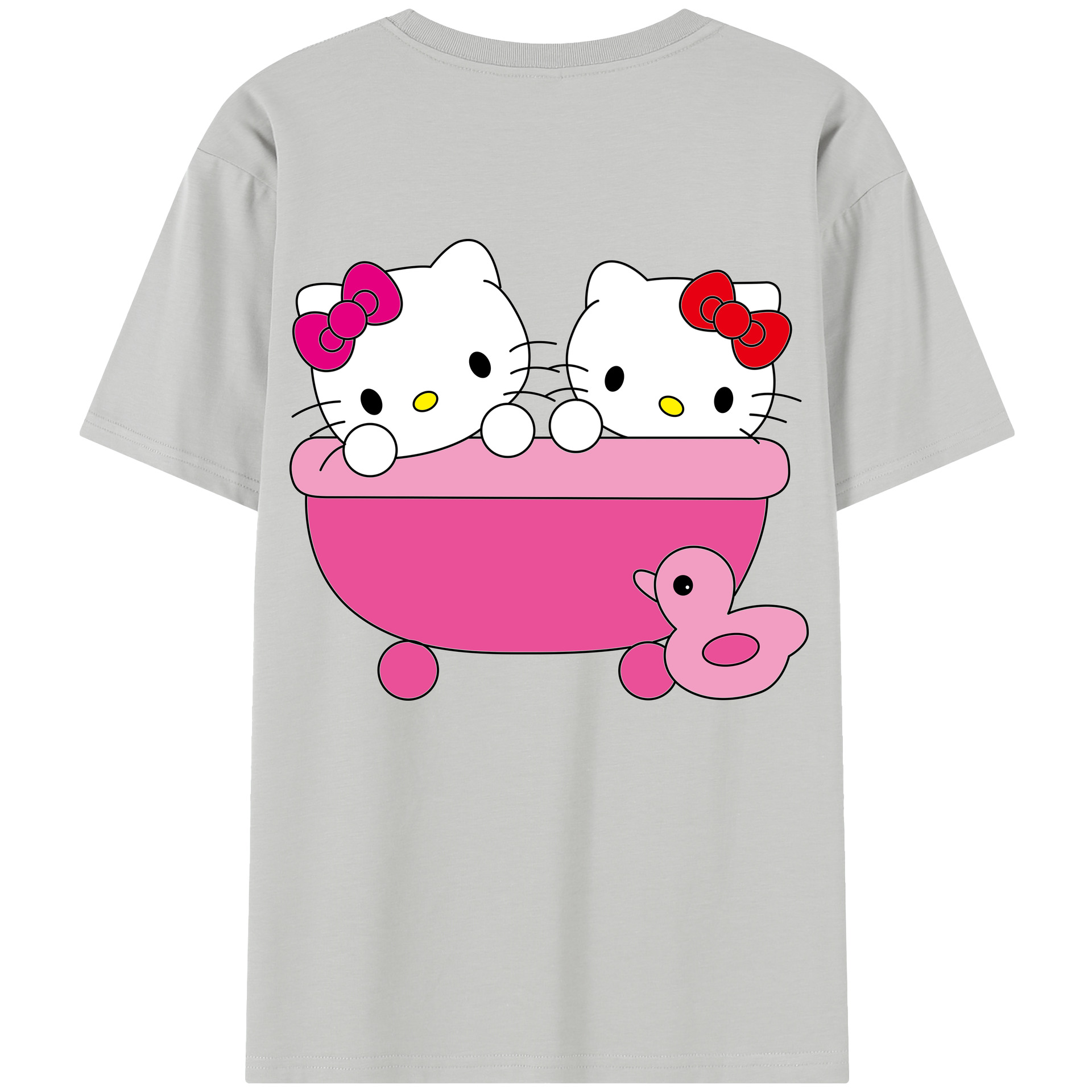 （画像用） Hello Kitty ハローキティ レディース半袖Tシャツ(バックプリント)