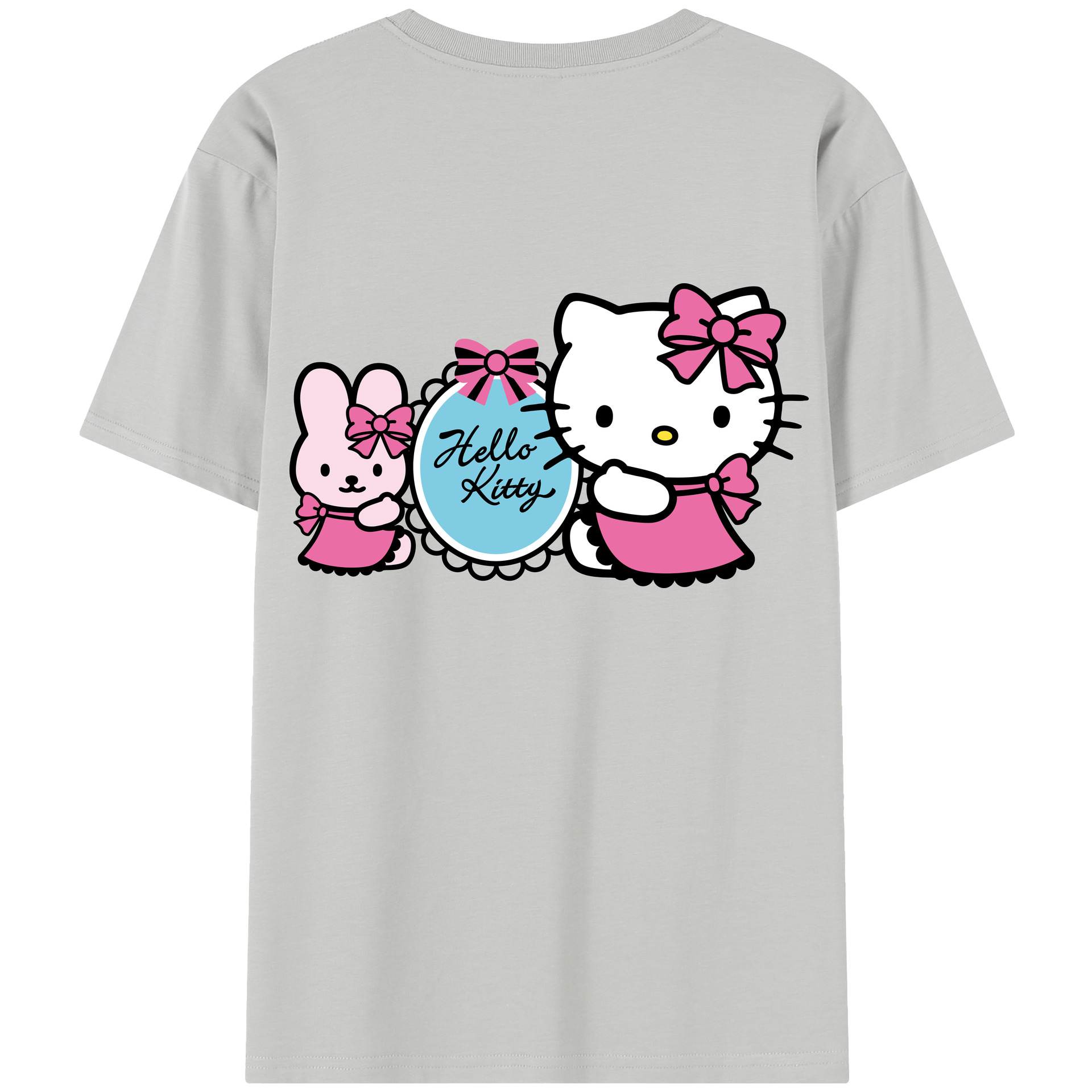 （画像用） Hello Kitty ハローキティ レディース半袖Tシャツ(バックプリント)