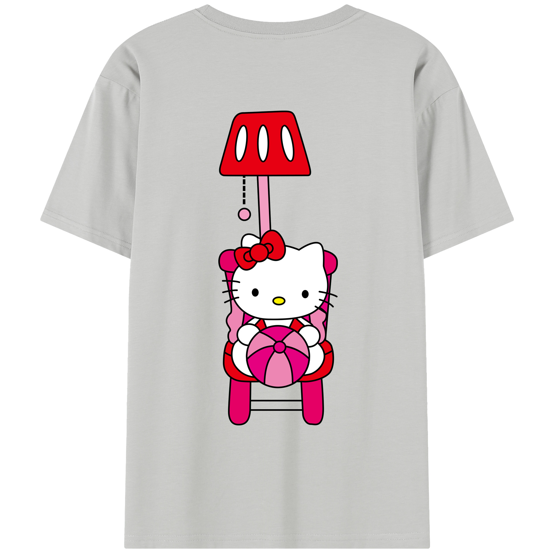 （画像用） Hello Kitty ハローキティ レディース半袖Tシャツ(バックプリント)