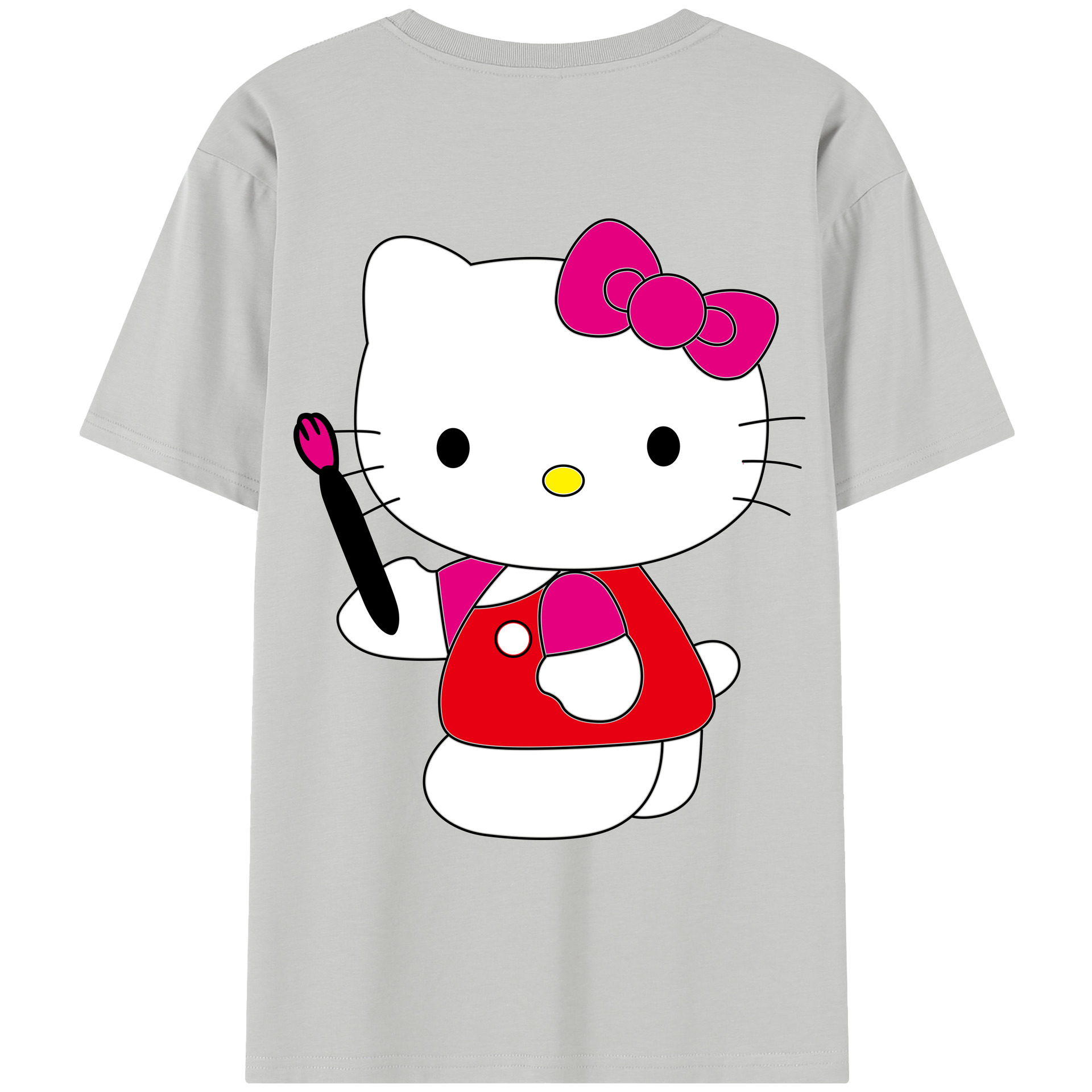 （画像用） Hello Kitty ハローキティ レディース半袖Tシャツ(バックプリント)