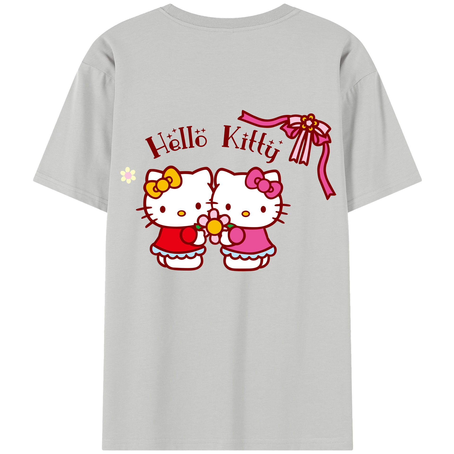 （画像用） Hello Kitty ハローキティ レディース半袖Tシャツ(バックプリント)