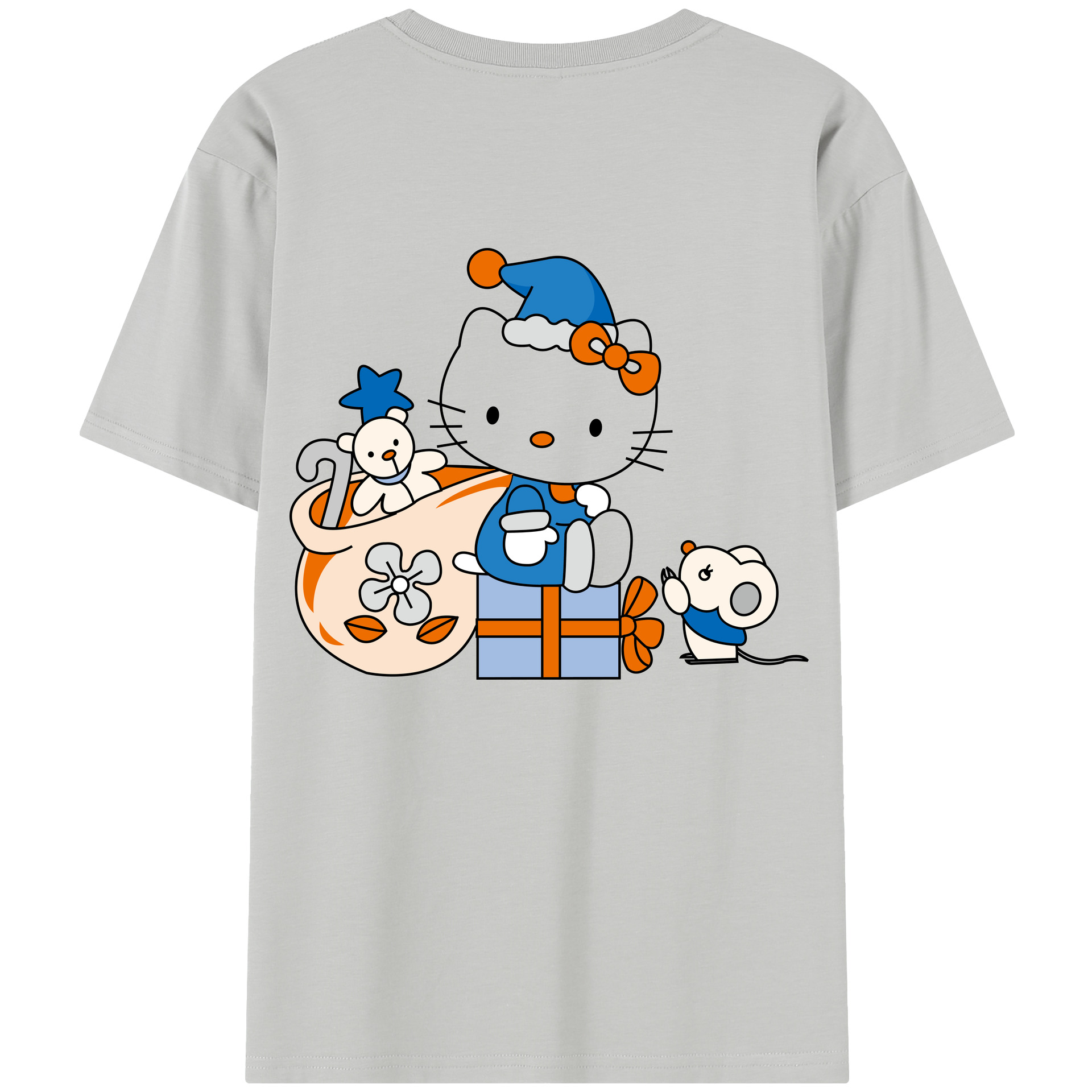 （画像用） Hello Kitty ハローキティ レディース半袖Tシャツ(バックプリント)