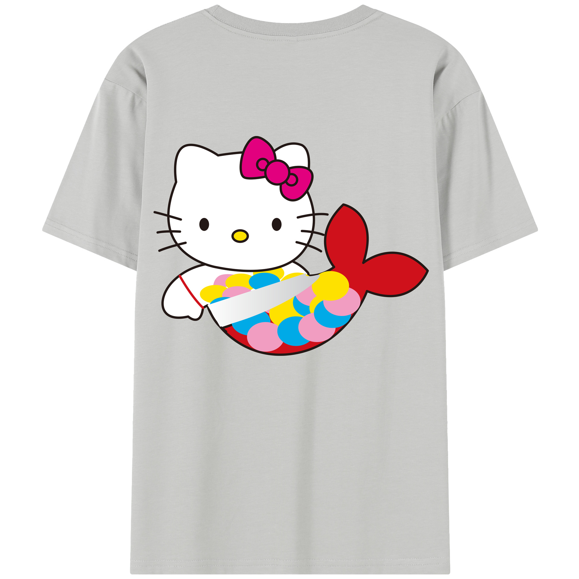 （画像用） Hello Kitty ハローキティ レディース半袖Tシャツ(バックプリント)