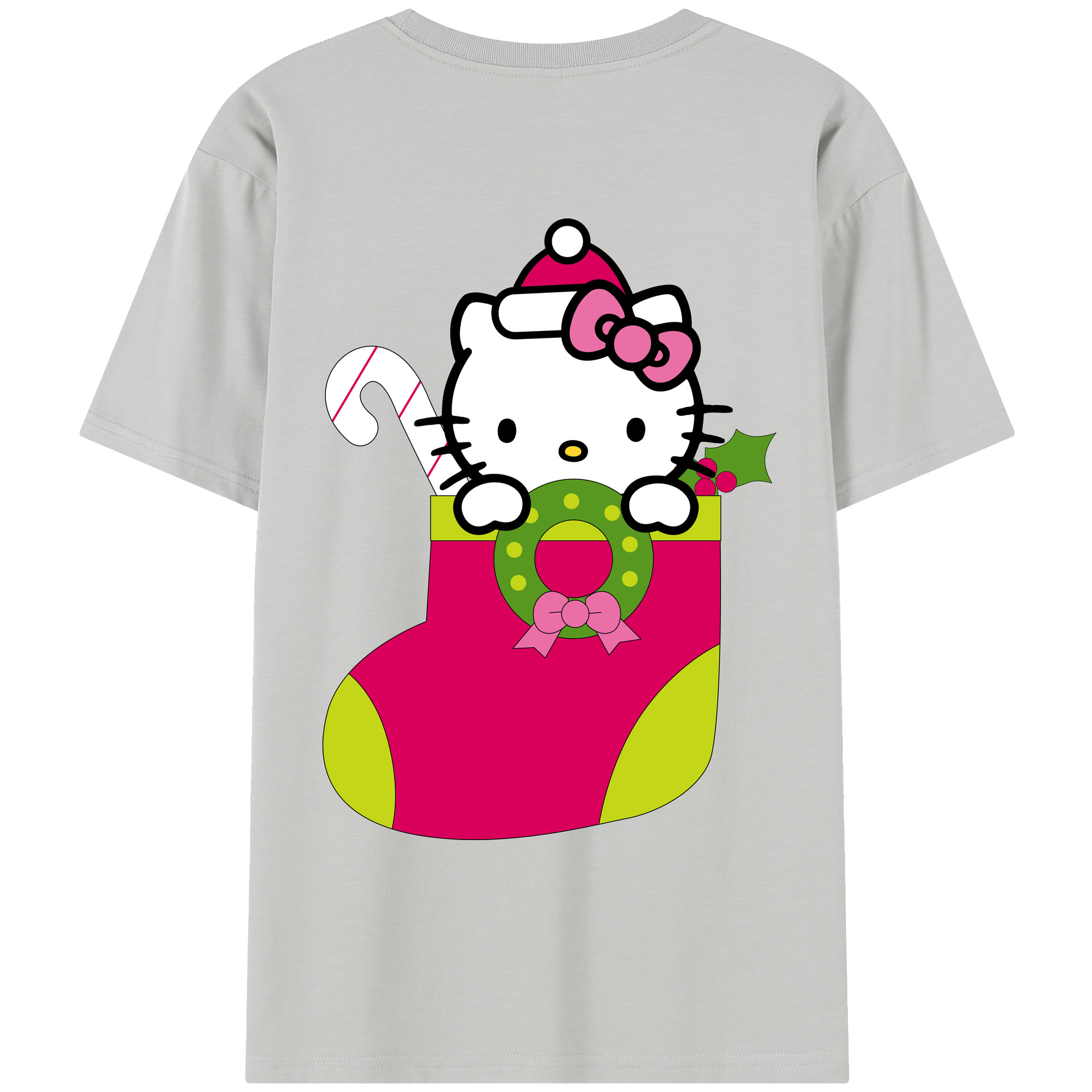 （画像用） Hello Kitty ハローキティ レディース半袖Tシャツ(バックプリント)