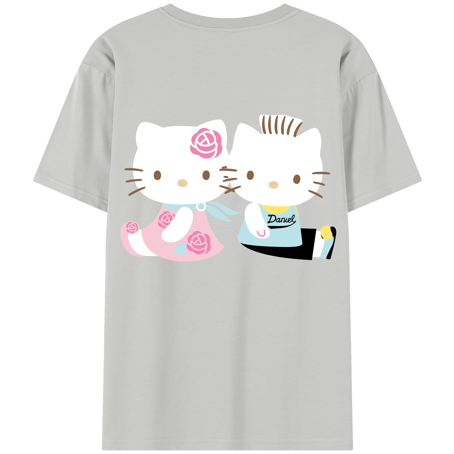 （画像用） Hello Kitty ハローキティ レディース半袖Tシャツ(バックプリント)