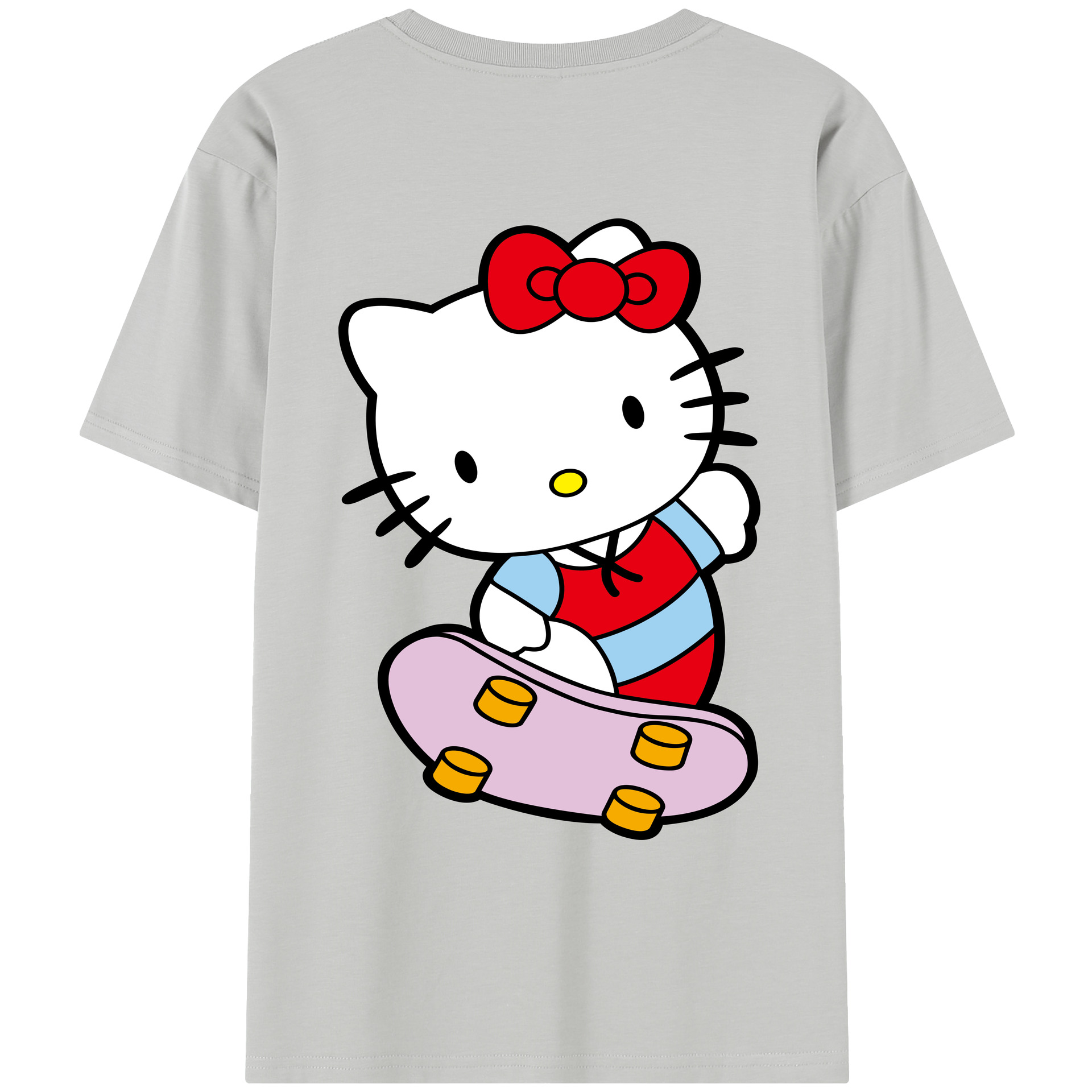 （画像用） Hello Kitty ハローキティ レディース半袖Tシャツ(バックプリント)