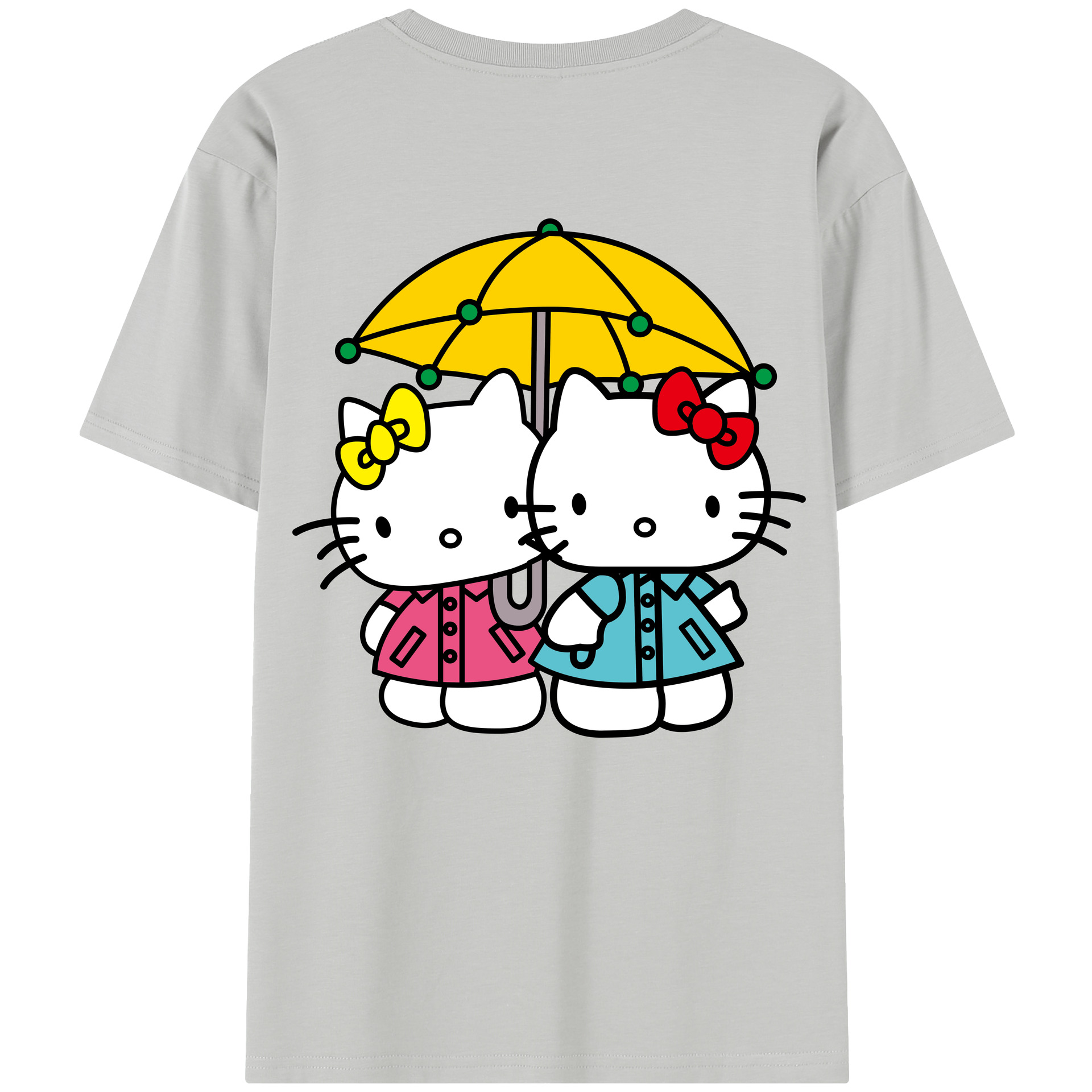 （画像用） Hello Kitty ハローキティ レディース半袖Tシャツ(バックプリント)