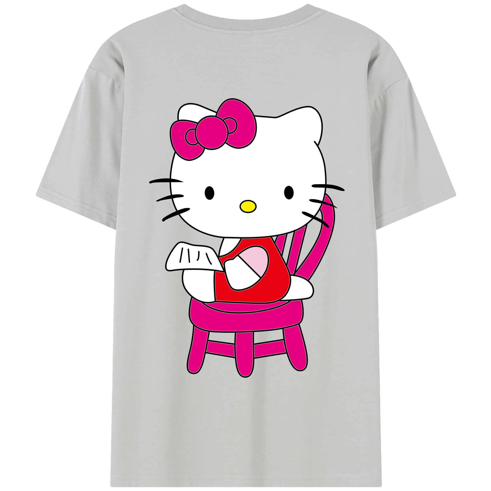 （画像用） Hello Kitty ハローキティ レディース半袖Tシャツ(バックプリント)