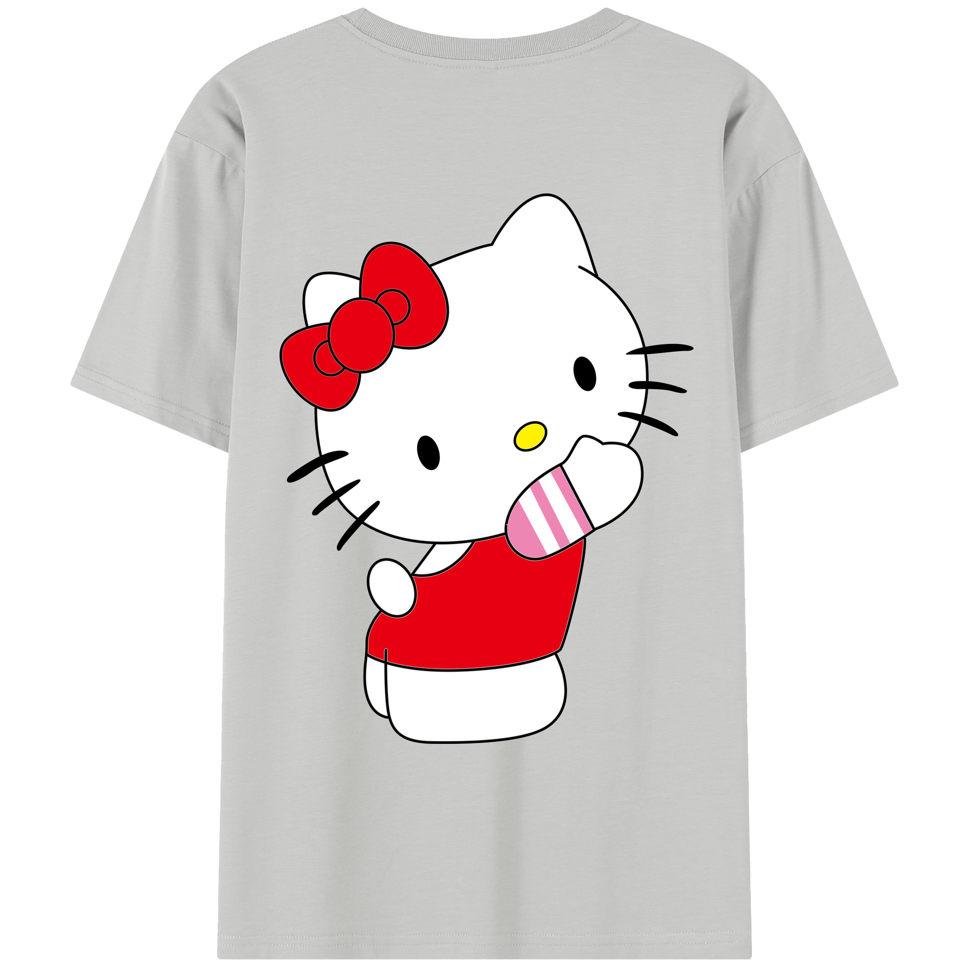 （画像用） Hello Kitty ハローキティ レディース半袖Tシャツ(バックプリント)