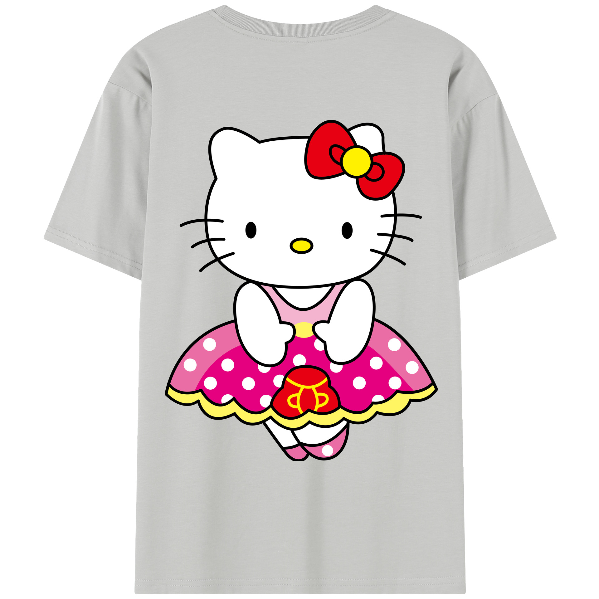 （画像用） Hello Kitty ハローキティ レディース半袖Tシャツ(バックプリント)