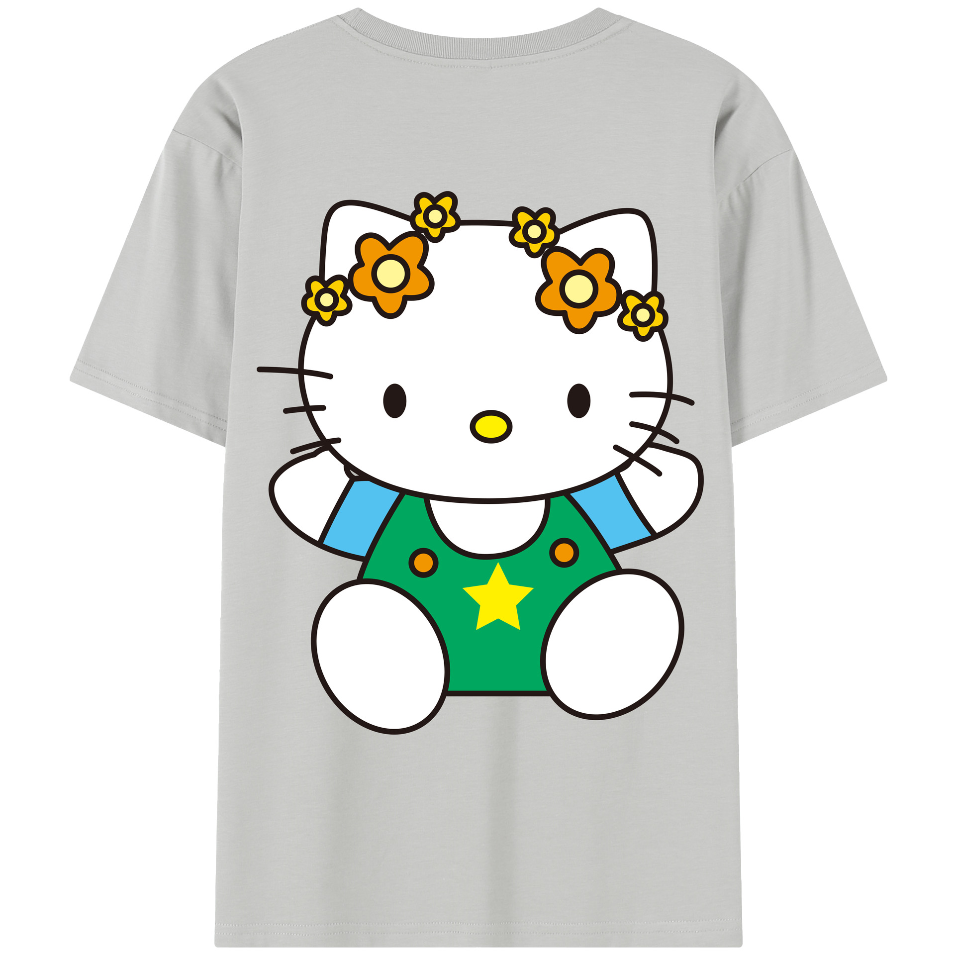 （画像用） Hello Kitty ハローキティ レディース半袖Tシャツ(バックプリント)