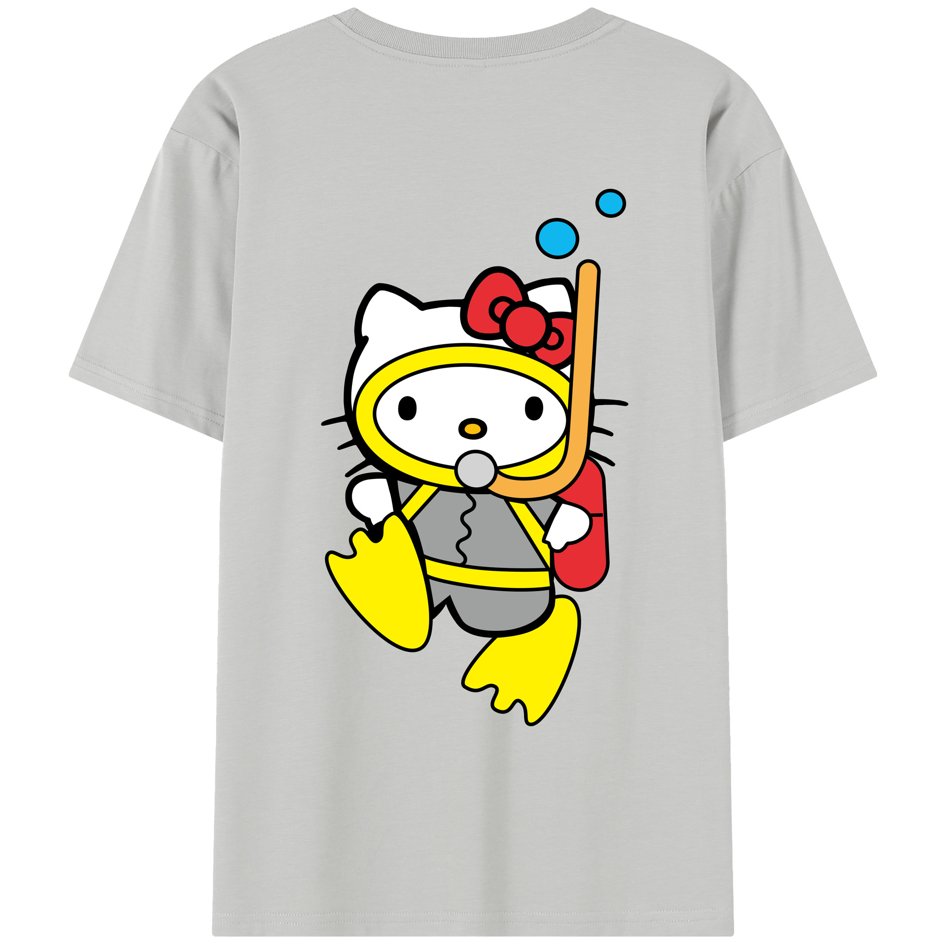 （画像用） Hello Kitty ハローキティ レディース半袖Tシャツ(バックプリント)